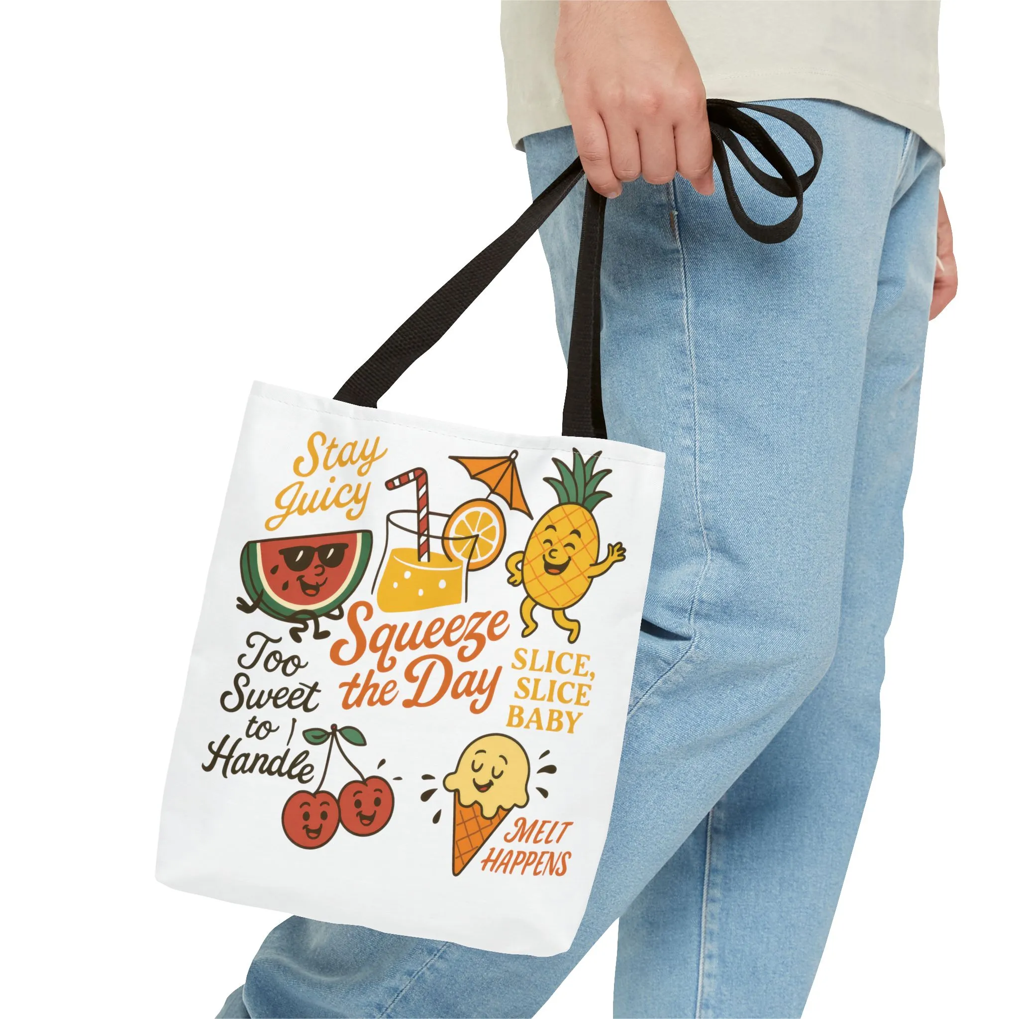 Juicy Summer Tote Bag, Fun Beach Carryall, Perfect for Grocery Shopping, Reusable Market Tote, Cute Gift for Fruit Lovers, Large Tote Bag - Image 38