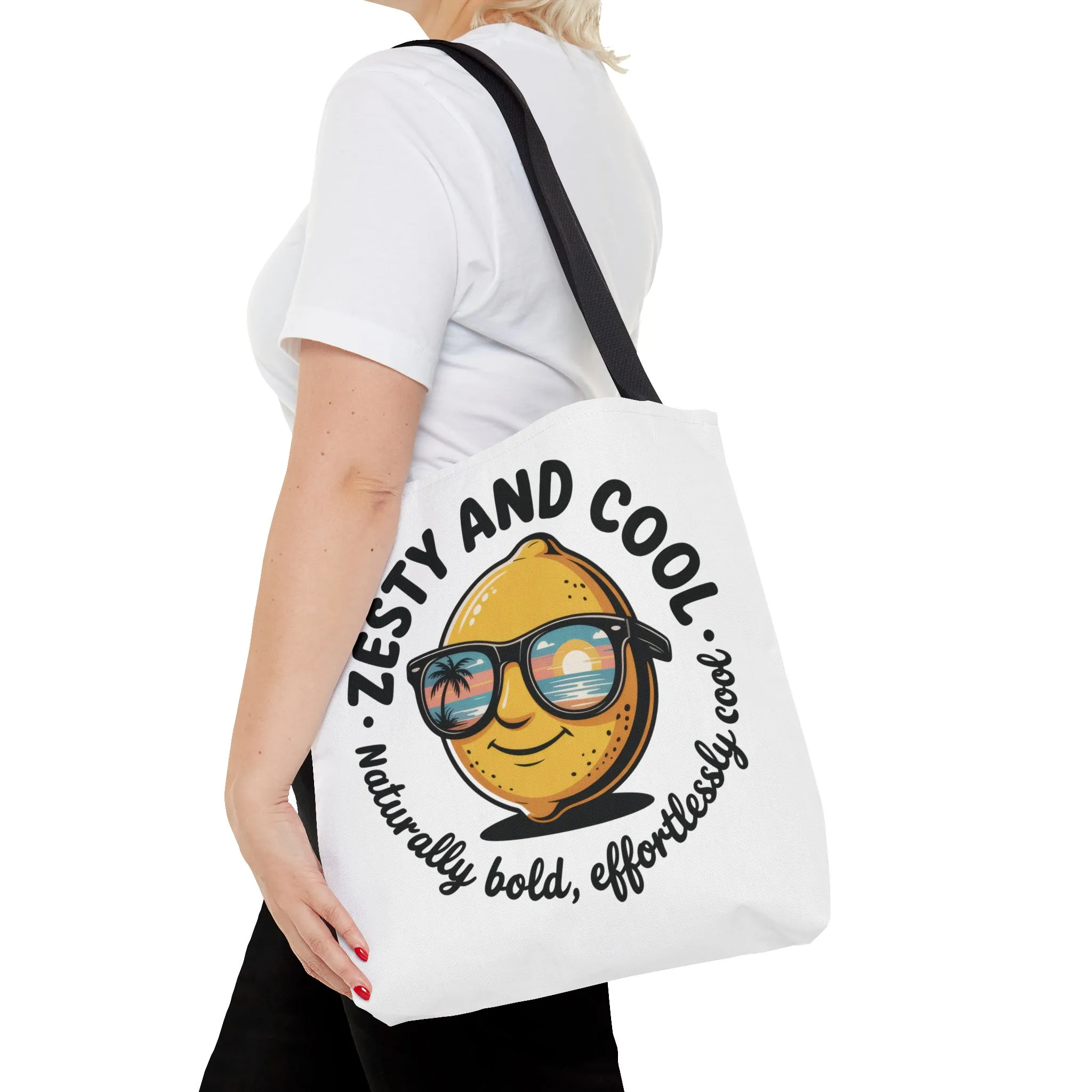 Zesty Lemon Tote Bag - Fun & Bold Carry-All for Everyday Use, Summer, Beach Days, Gifts, Eco-Friendly Shopping, Large Tote Bag - Image 14