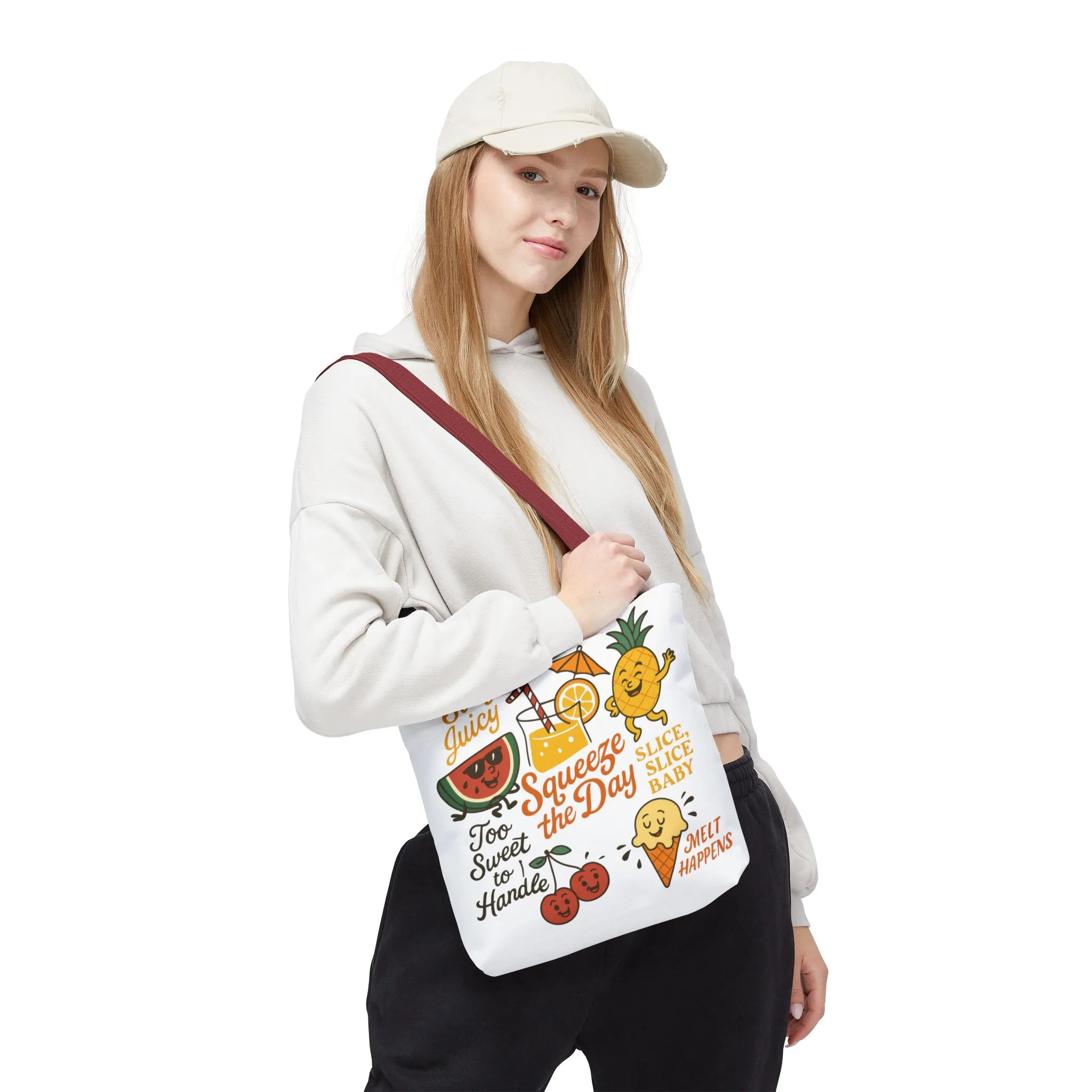 Juicy Summer Tote Bag, Fun Beach Carryall, Perfect for Grocery Shopping, Reusable Market Tote, Cute Gift for Fruit Lovers, Large Tote Bag - Image 55