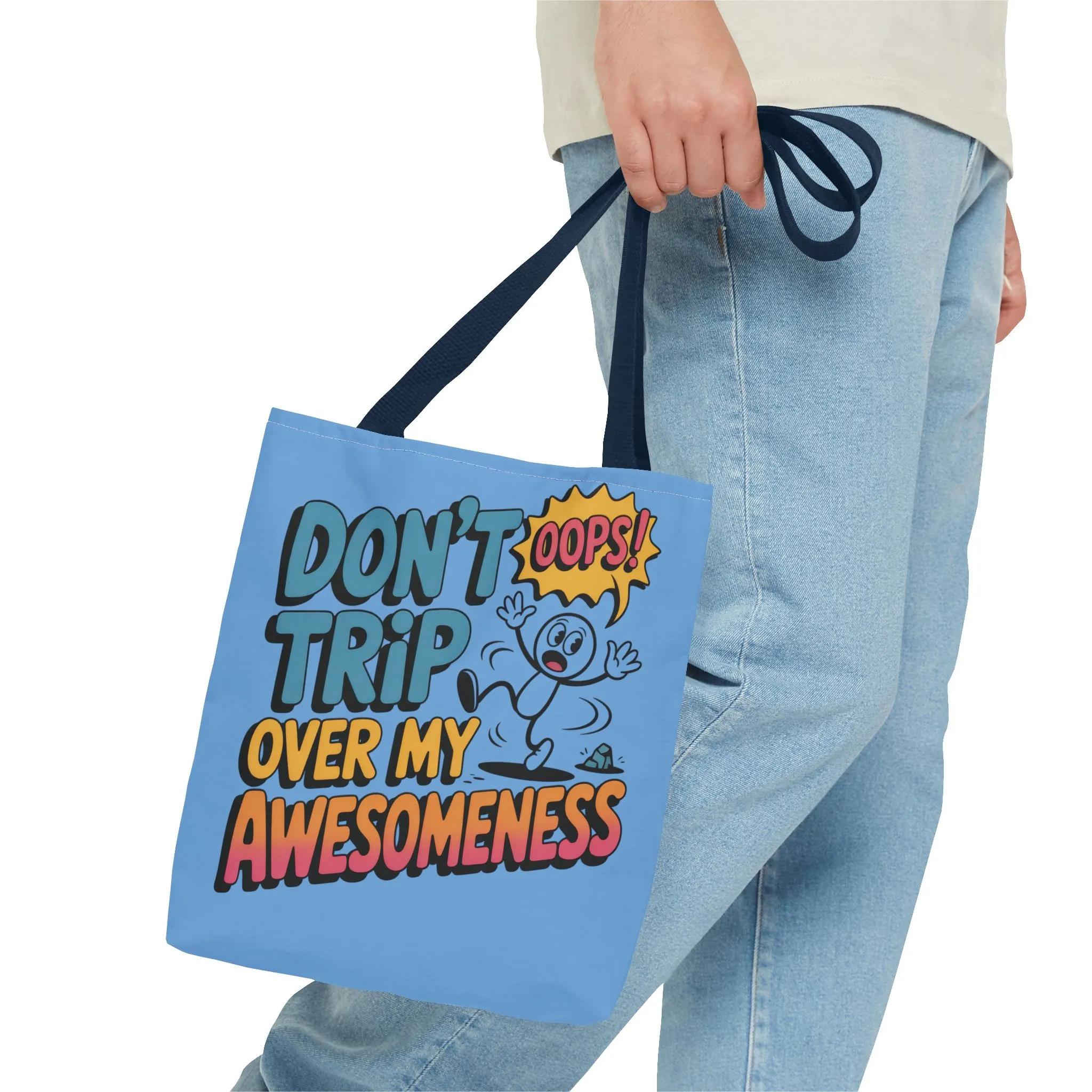 Funny Tote Bag - "Don't Trip Over My Awesomeness" - Perfect for Gifts, Beach Days, Shopping, & More!, , Large Tote Bag, beach weekender bag - Image 28