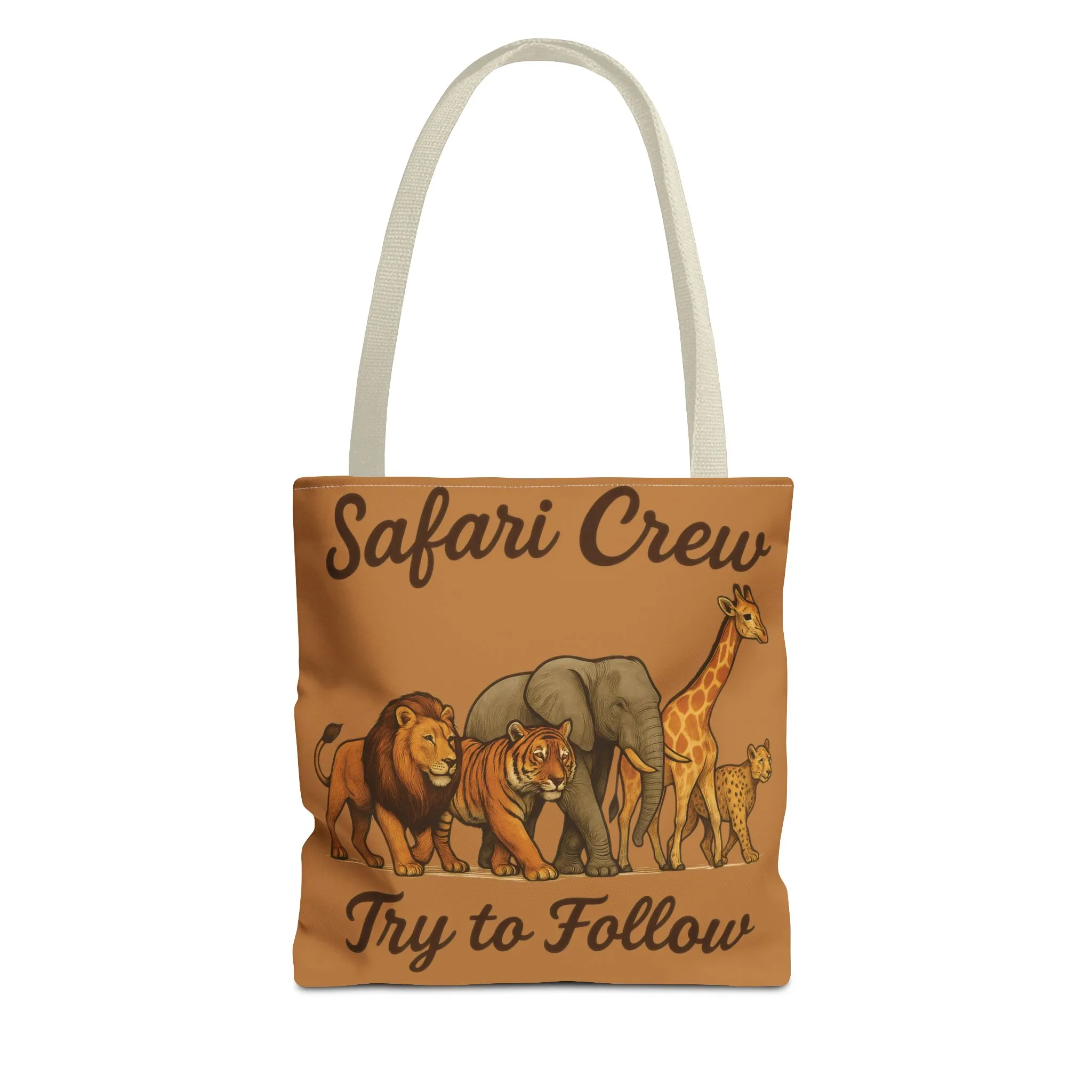 Safari Crew Tote Bag - Animal Print, Gift for Wildlife Lovers, Eco-Friendly, Stylish Grocery Bag, Adventure Enthusiast Essential - Image 16