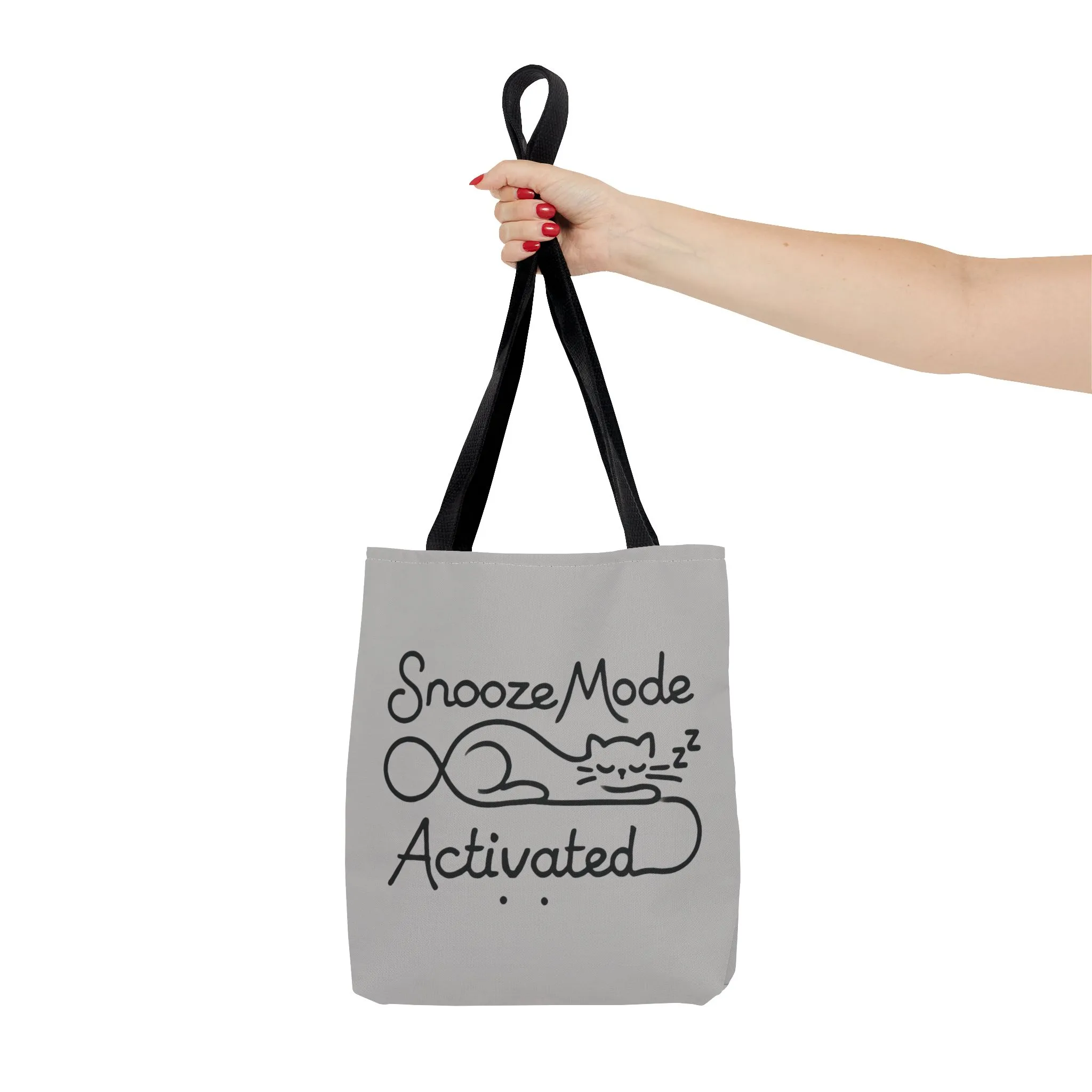 Sleepy Cat Tote Bag - Snooze Mode Activated, Cute Cat Lover Gift, Lounge Essential, Beach, Grocery, Everyday Use, Beach Weekender Bag - Image 9