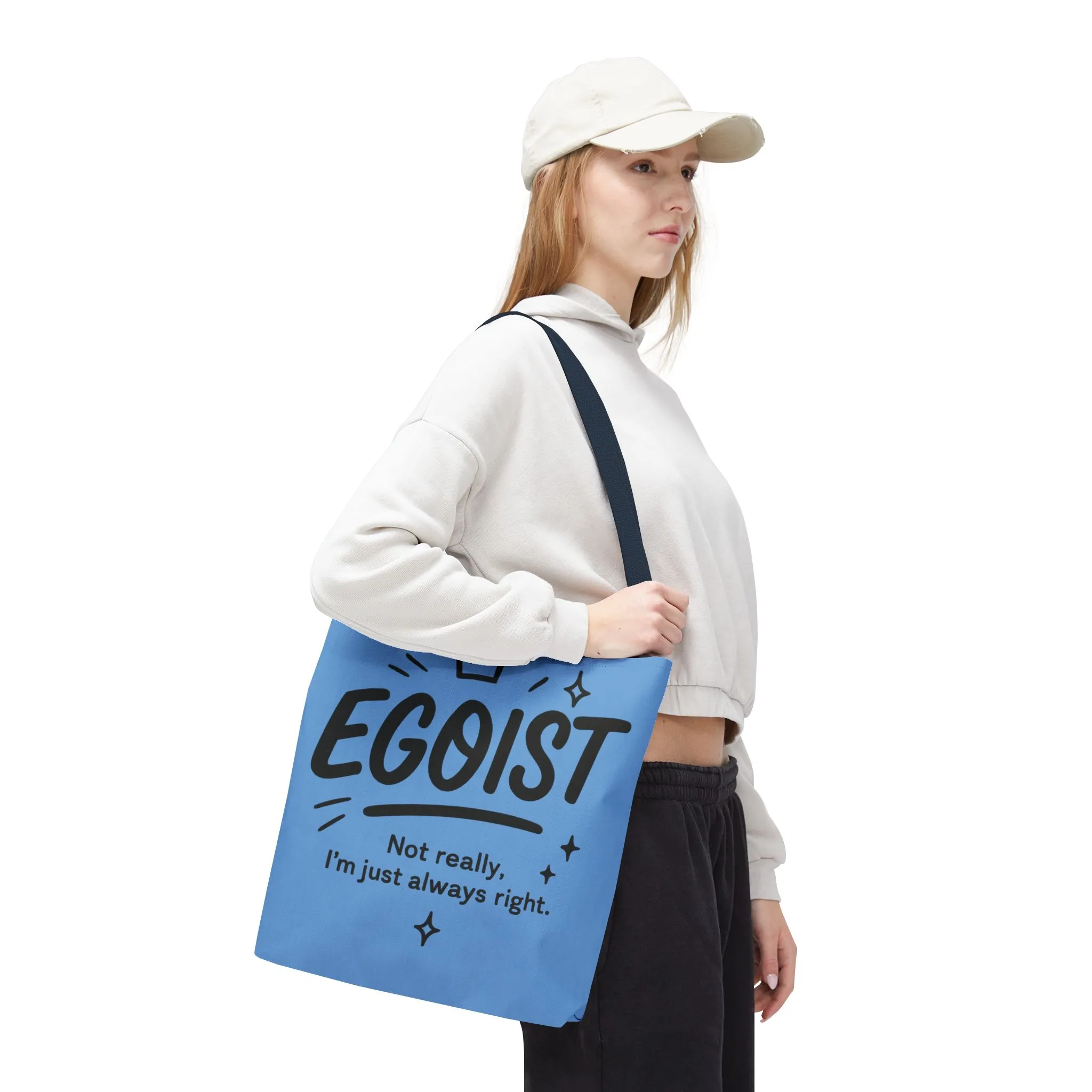 Egoist Tote Bag - Fun, Stylish Shopping Bag, Gift for Friends, Everyday Use, Quote Bag, Casual Chic Essential, Beach Tote - Image 15