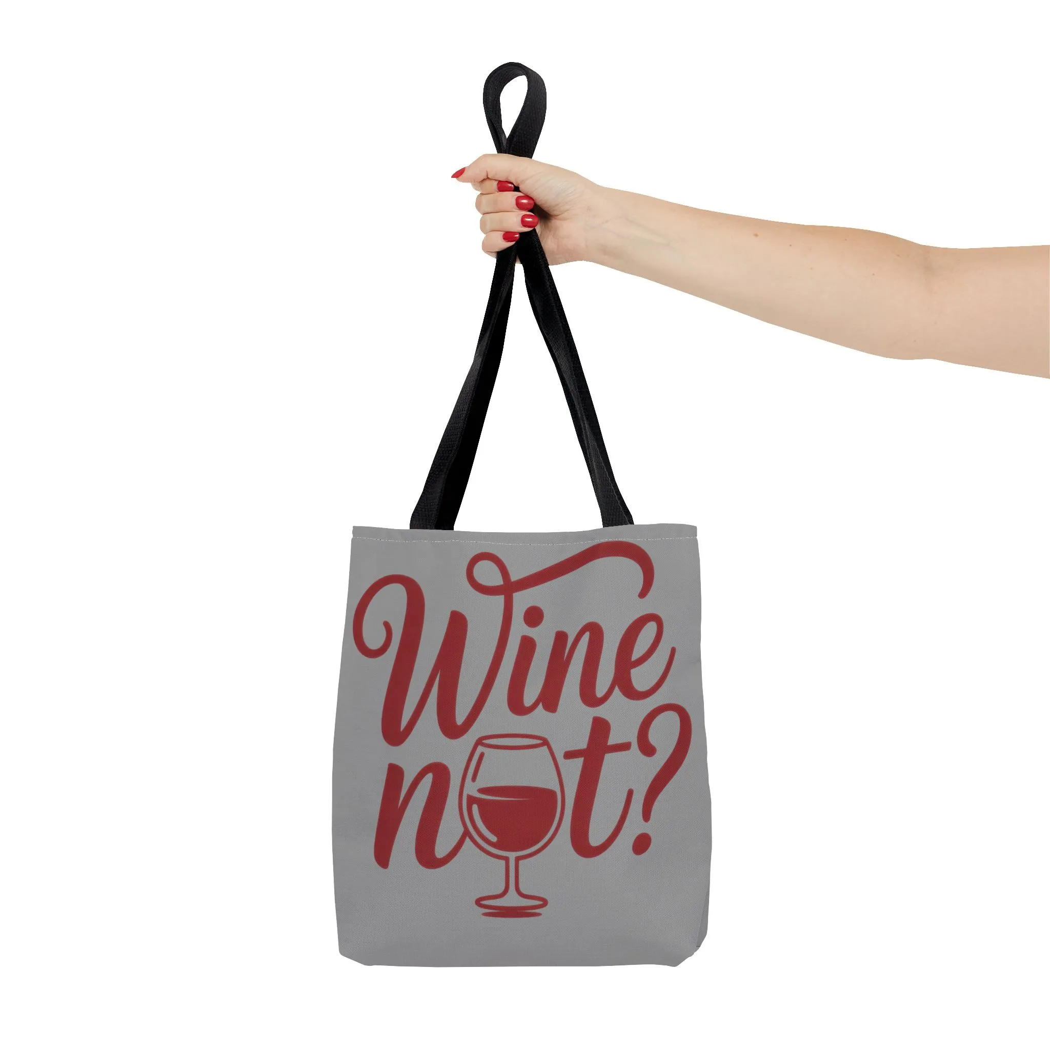Wine Not? Tote Bag - Fun Wine Lover's Accessory for Parties, Gift for Wine Enthusiasts, Perfect for Grocery or Beach Outings, AOP Design - Image 24