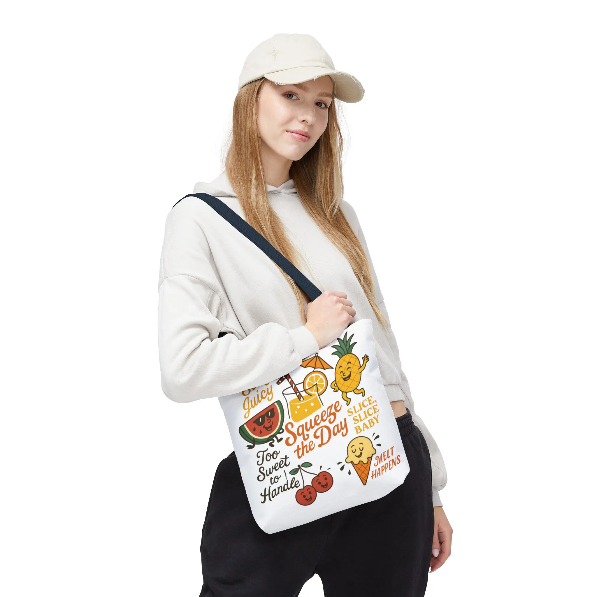 Juicy Summer Tote Bag, Fun Beach Carryall, Perfect for Grocery Shopping, Reusable Market Tote, Cute Gift for Fruit Lovers, Large Tote Bag - Image 25