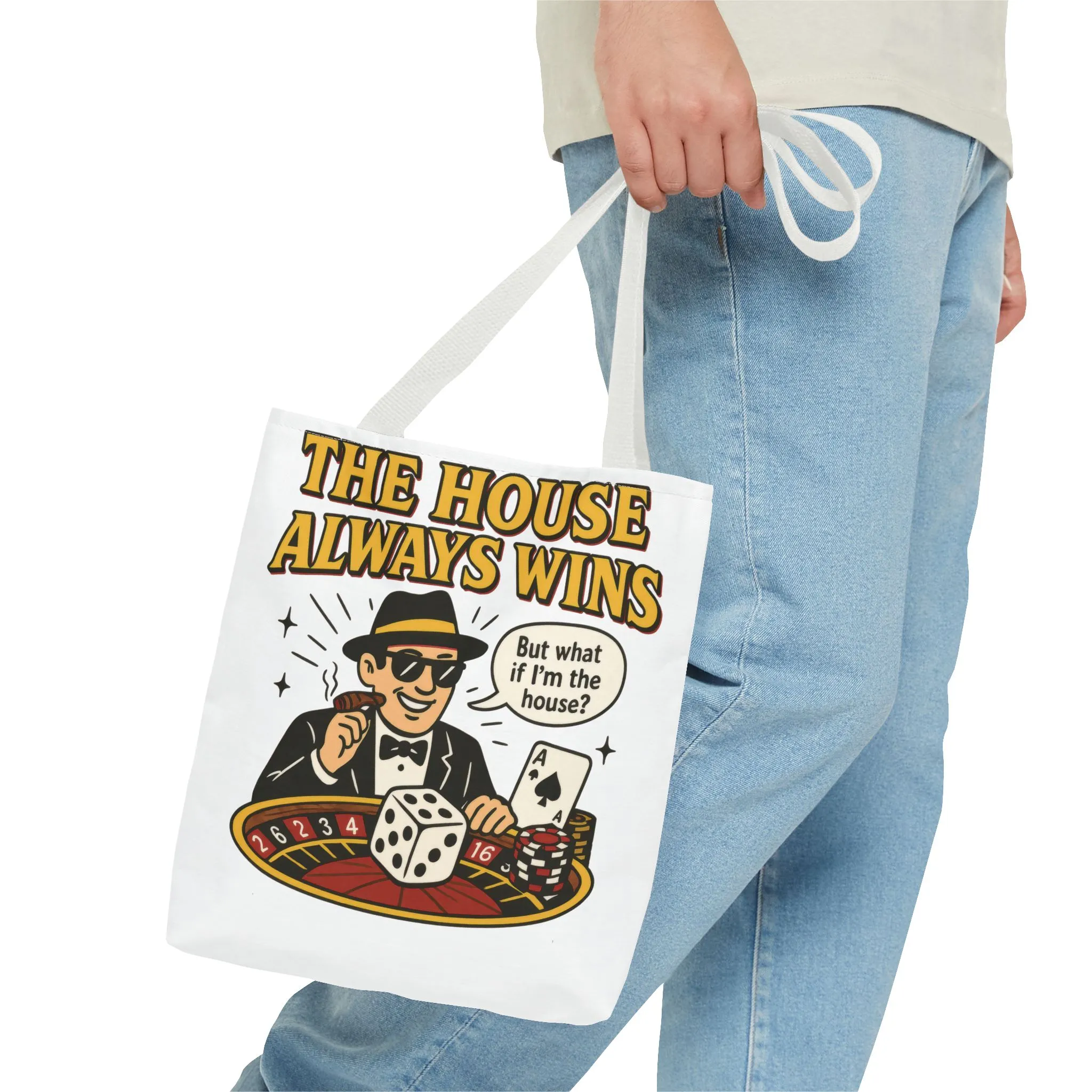 Casino Vibes Tote Bag, Fun Gift for Gamblers, Everyday Use, Travel Accessory, Stylish Shopping Bag, Unique Gambling Merch - Image 18