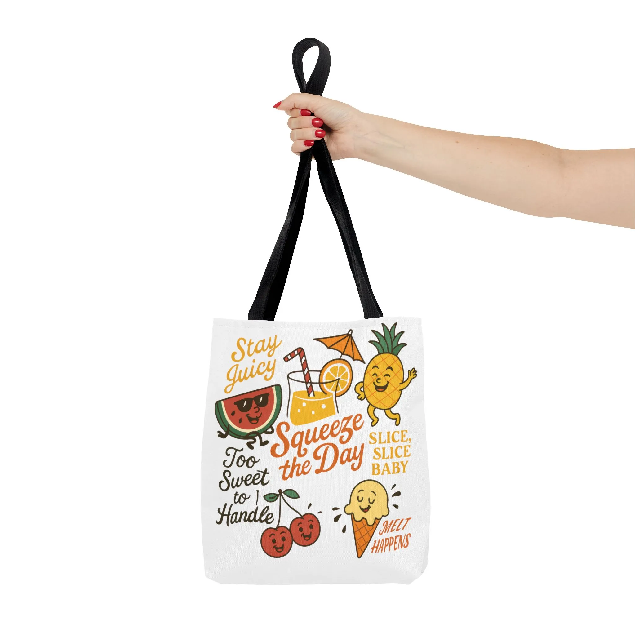 Juicy Summer Tote Bag, Fun Beach Carryall, Perfect for Grocery Shopping, Reusable Market Tote, Cute Gift for Fruit Lovers, Large Tote Bag - Image 39