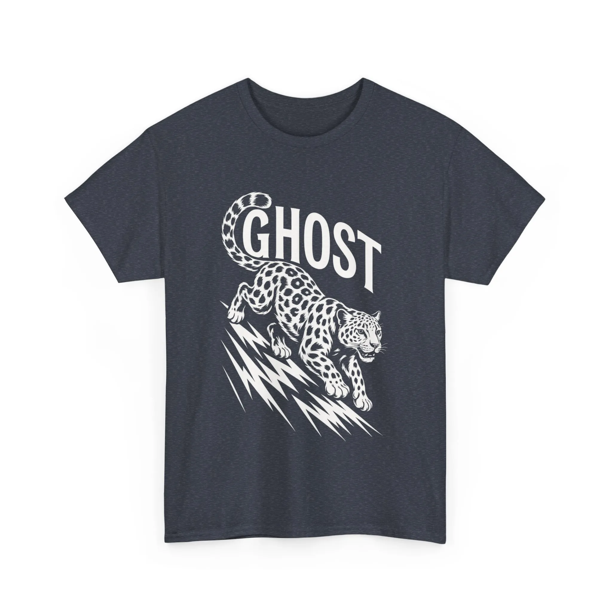 Ghost Leopard Graphic Tee, Mens T-Shirt, Casual Wear, Animal Print Top, Gift for Cat Lovers, Halloween Outfit - Image 34