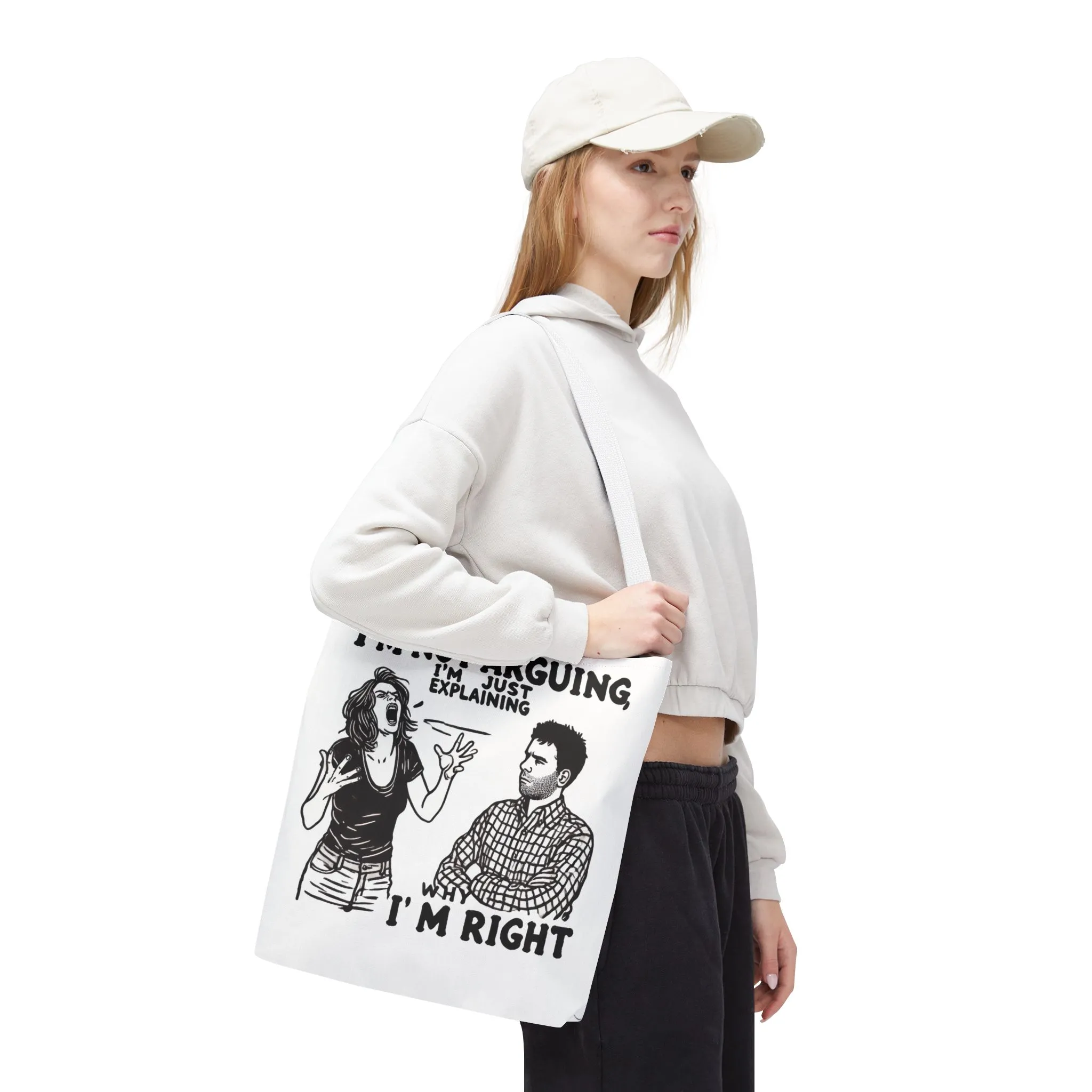 Funny Quote Tote Bag, I'm Not Arguing Tote, Gift for Mom, Shopping Bag, Sarcastic Humor Bag, Funny Gift Women - Image 25