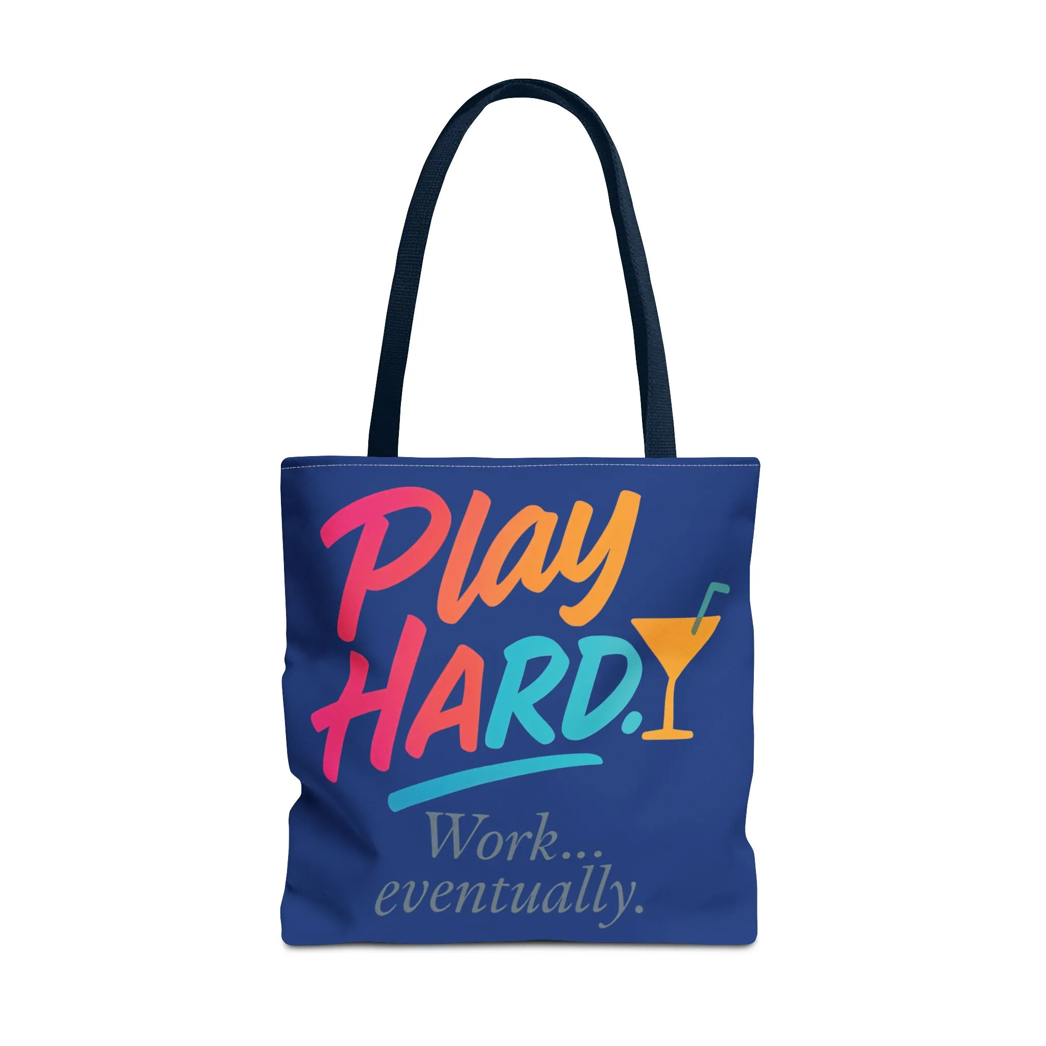 Play Hard Tote Bag - Fun, Stylish, Tote for Work & Play, Summer, Gift, Beach Bag, Everyday Carry, Beach Weekender Bag, large canvas bag - Image 2