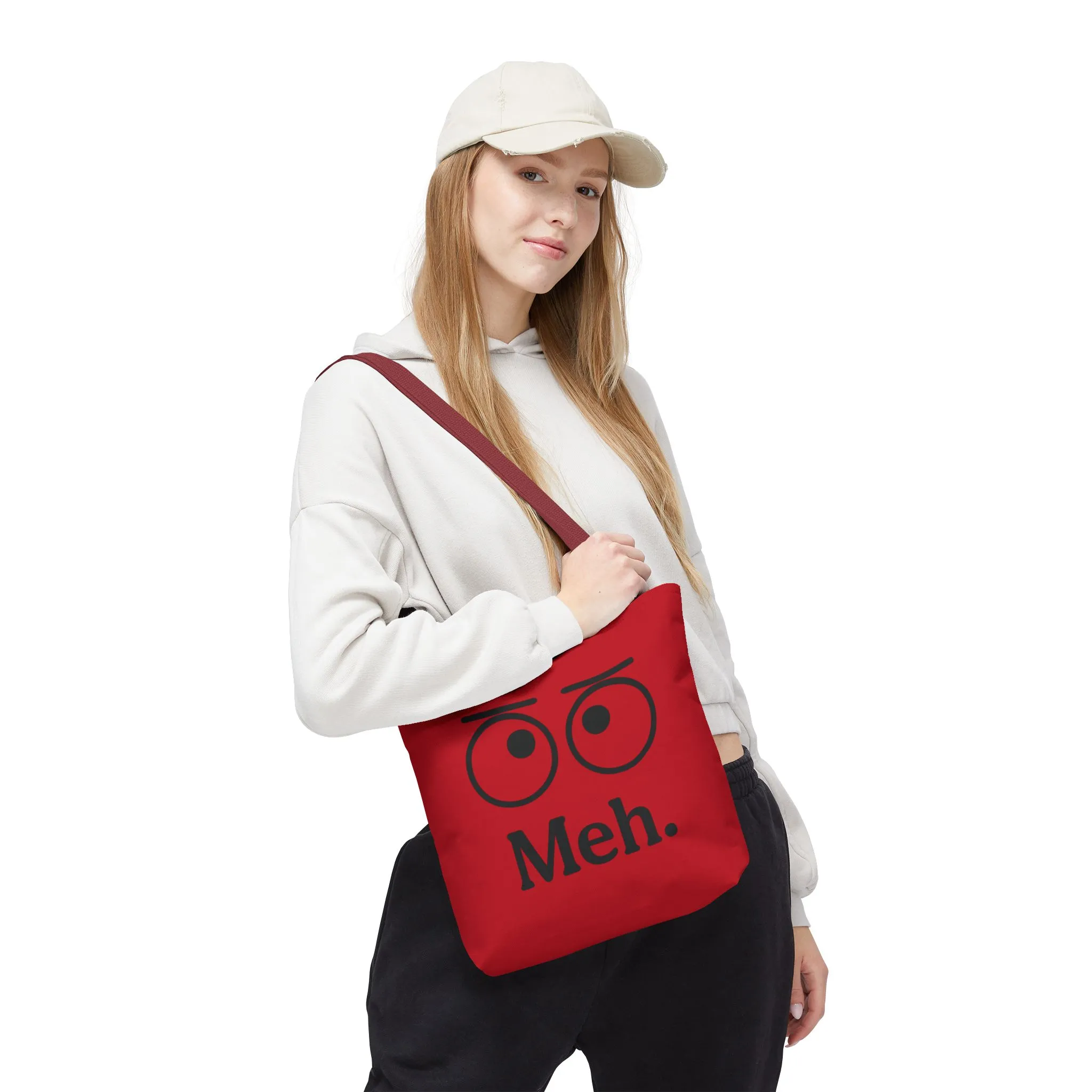 Meh. Tote Bag - Perfect Gift for Sarcastic Friends, Trendy Everyday Use, Unique Statement Accessory, Ideal for School, Work, Shopping - Image 20