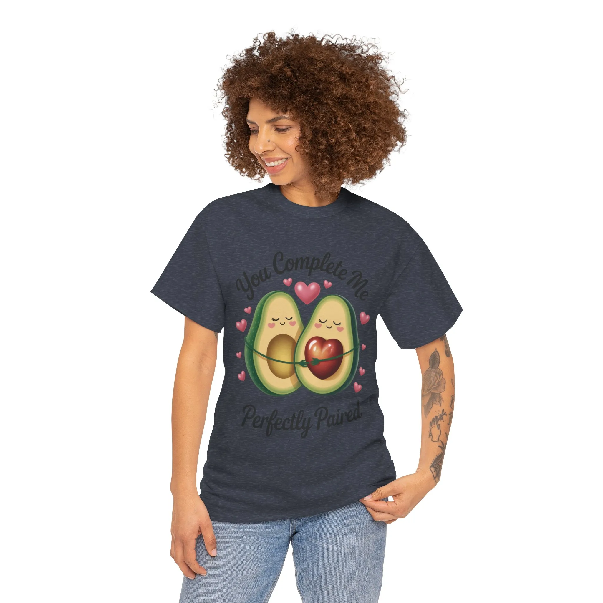 Cute Avocado Love Womens Tee, Perfect for Couples, Valentine's Day Gift, Relationship Shirt, Avocado Lover Apparel - Image 35