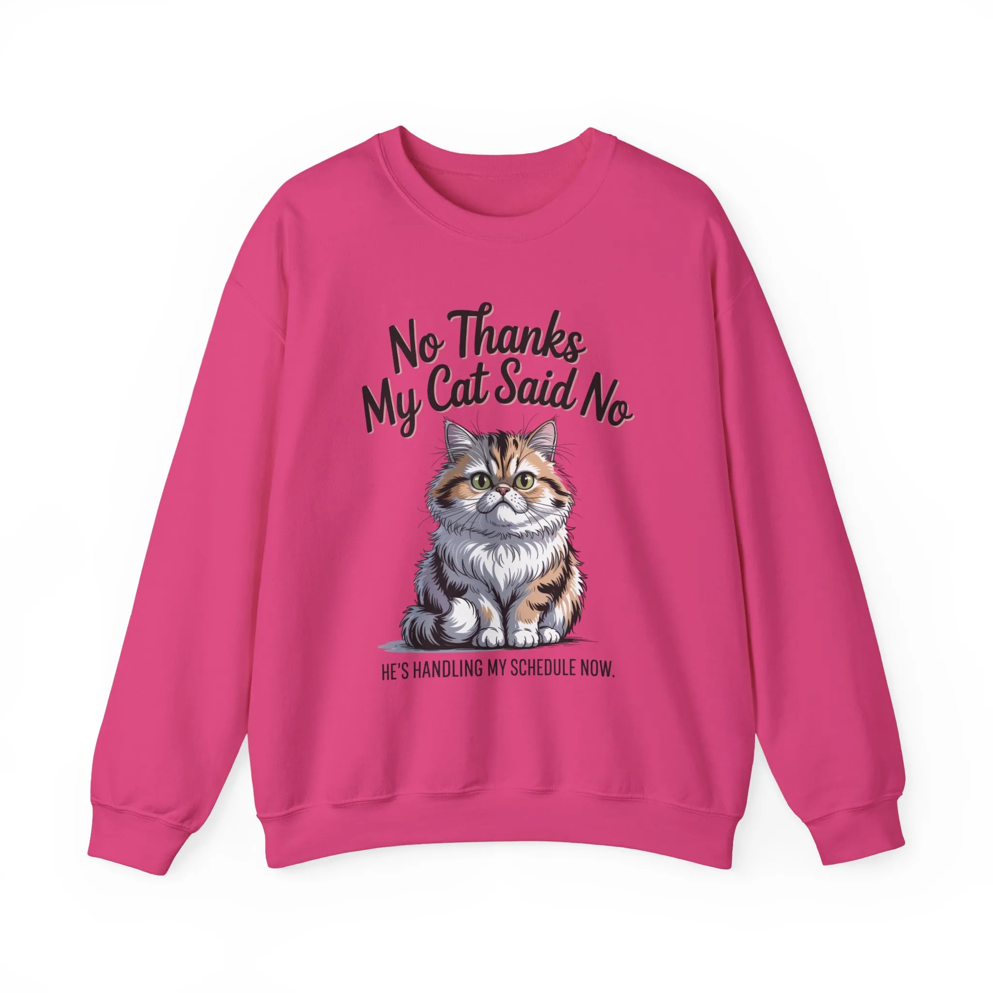 Funny Cat Crewneck Sweatshirt - Ideal Gift for Cat Lovers, Cozy Animal Sweater, Novelty Pet Lover Gift, Cute Cat-Themed Apparel, [...] - Image 25