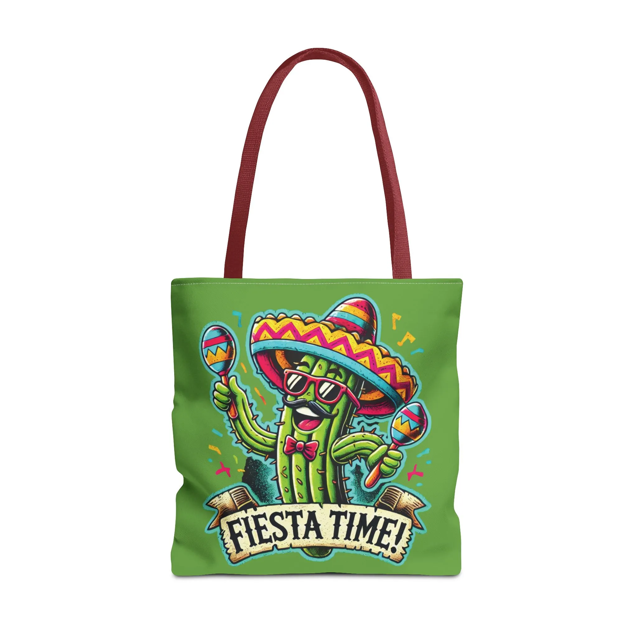 Fiesta Time Cactus Tote Bag, Funny Mexican Party Gift, Sombrero Maracas Print, Cinco de Mayo Bag, Summer Festival Tote, Beach Bag, Shopping - Image 21
