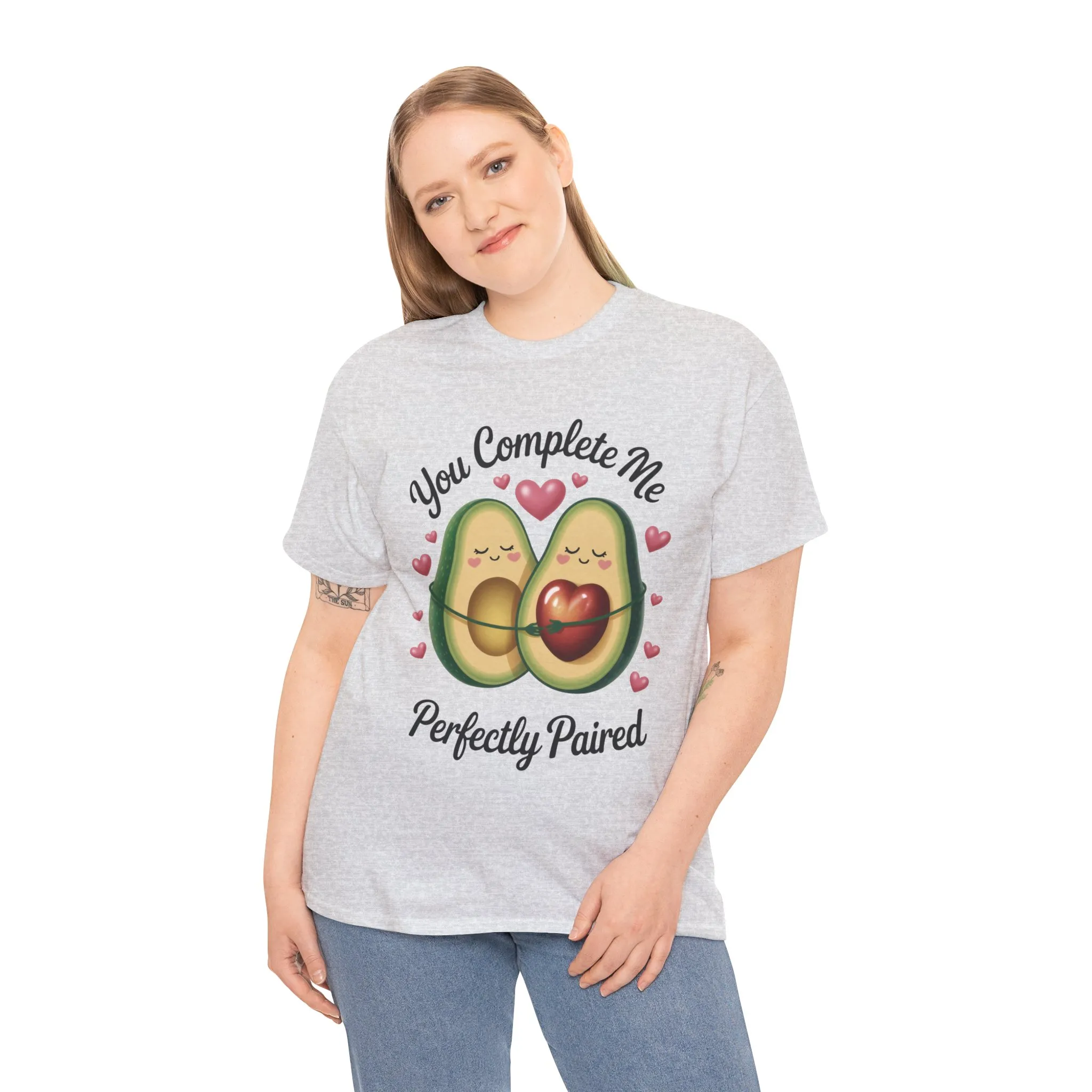 Cute Avocado Love Womens Tee, Perfect for Couples, Valentine's Day Gift, Relationship Shirt, Avocado Lover Apparel - Image 9
