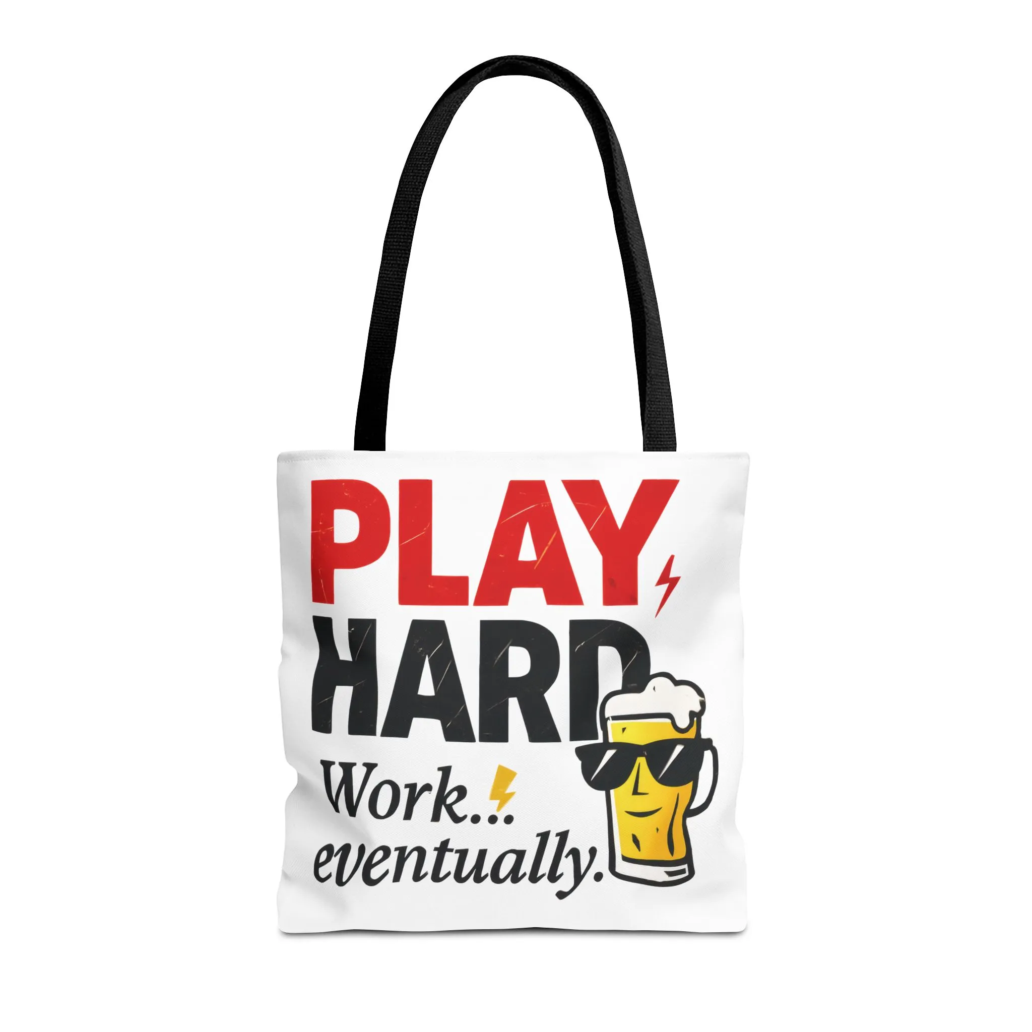 Play Hard Tote Bag - Fun, Stylish, Tote for Work & Play, Summer, Gift, Beach Bag, Everyday Carry, Beach Weekender Bag, large canvas bag - Image 11