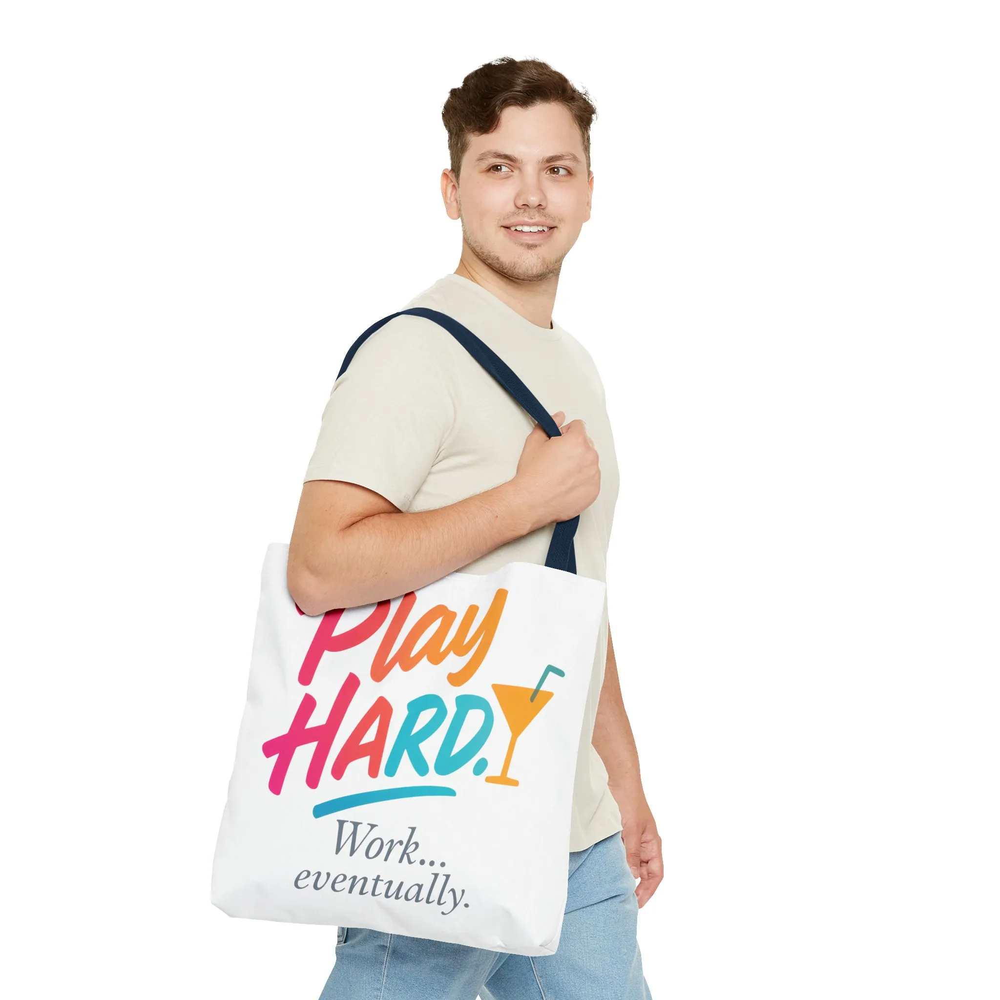 Play Hard Tote Bag - Fun, Stylish, Tote for Work & Play, Summer, Gift, Beach Bag, Everyday Carry, Beach Weekender Bag, large canvas bag - Image 43