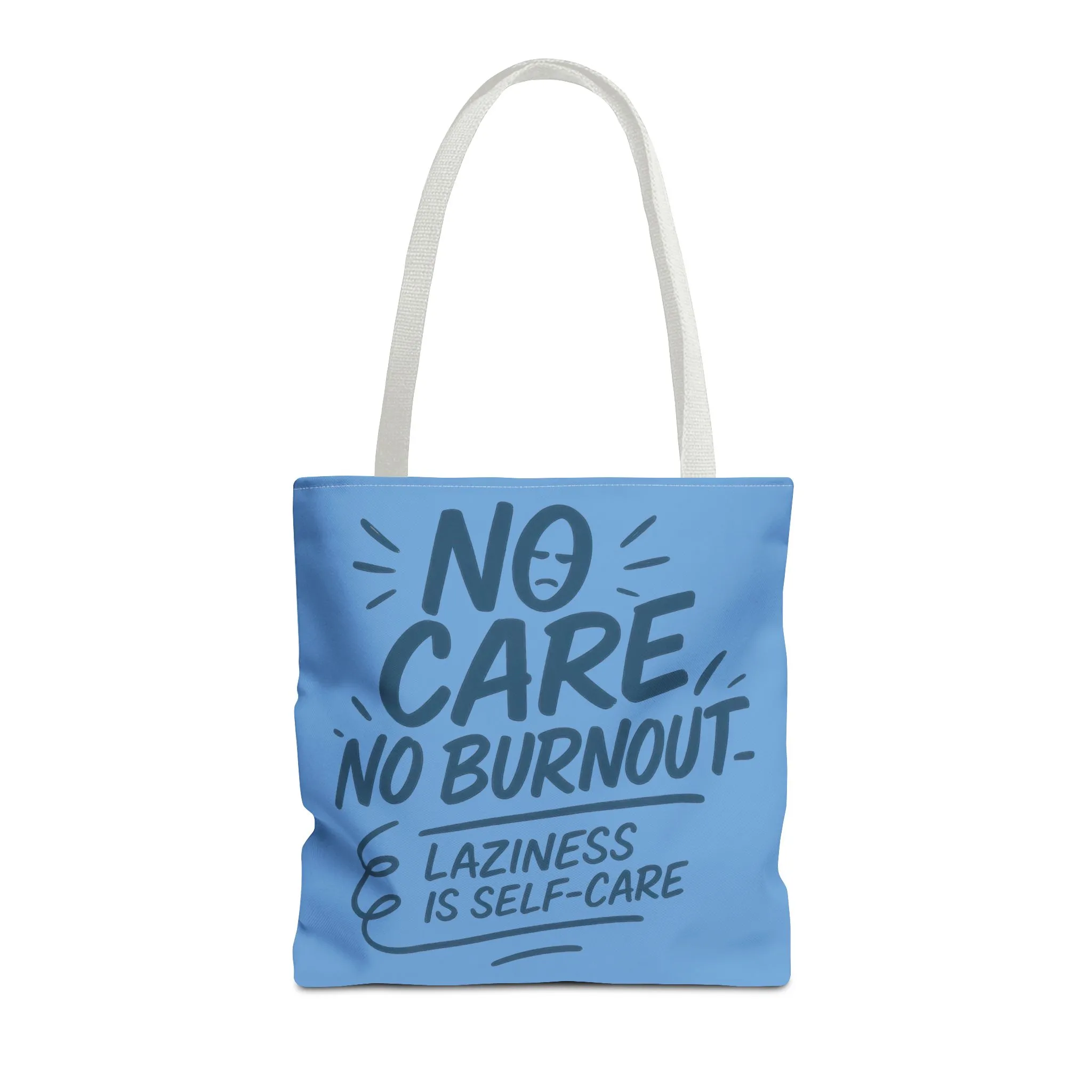 Laziness is Self-Care Funny Quote Bag, Oversized Reusable Canvas Shopping Tote, Sarcastic Self-Care Gift, Weekend Getaway, Everyday Use - Image 11