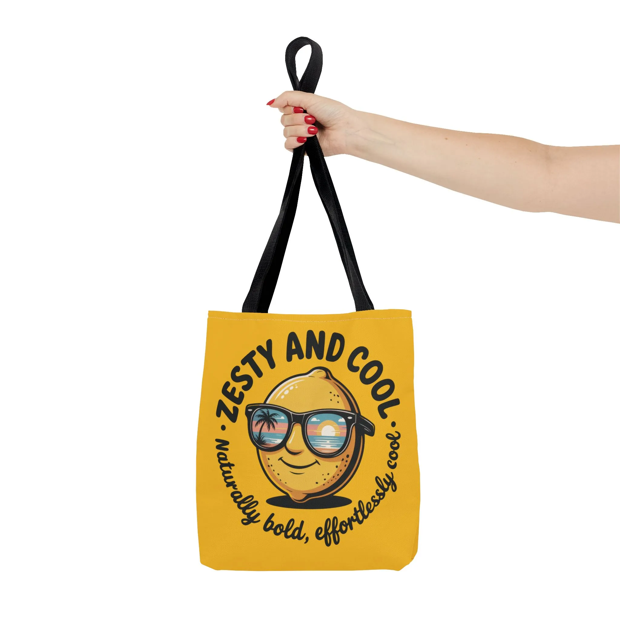 Zesty Lemon Tote Bag - Fun & Bold Carry-All for Everyday Use, Summer, Beach Days, Gifts, Eco-Friendly Shopping, Large Tote Bag - Image 9