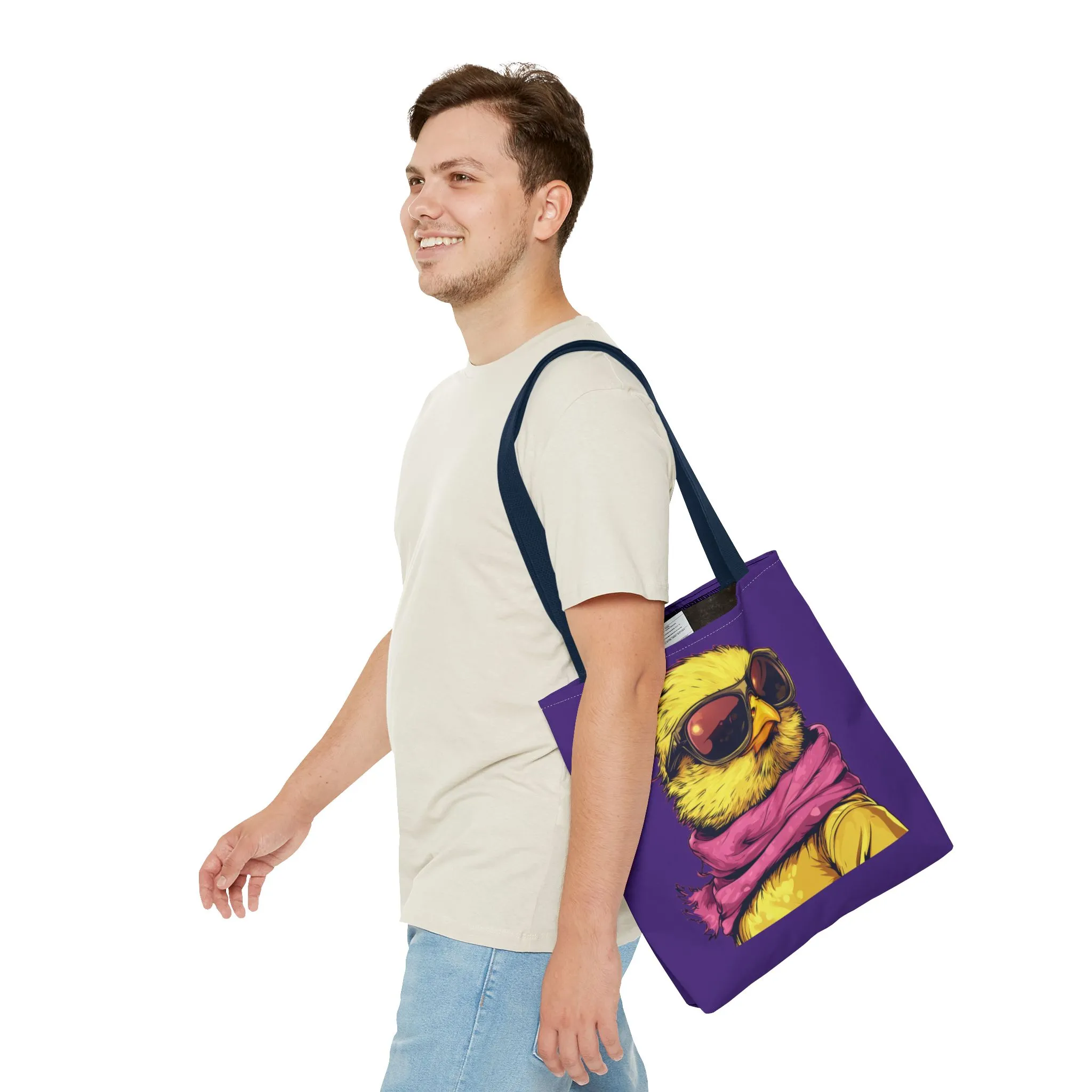Chic Bird Tote Bag, Trendy Shopping Tote, Eco-friendly Bag, Gift for Animal Lovers, Summer Accessory, Beach Weekender Bag, Large Canvas Bag - Image 23