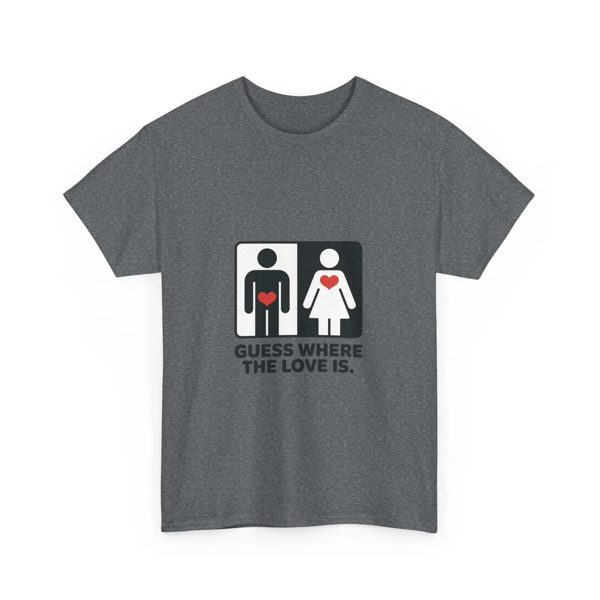 Funny Love Location Women's T-Shirt, Bold Graphic Humorous Relationship Tee, Gift for Couples, Valentine's Day Gift, Love joke tee - Image 10
