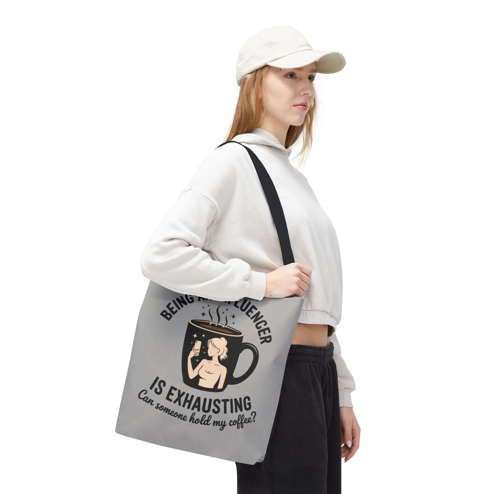 Influencer Tote Bag - Perfect for Coffee Lovers, Unique Gift for Birthdays, Weekend Outings, Stylish & Functional Accessory, Perfect [...] - Image 15