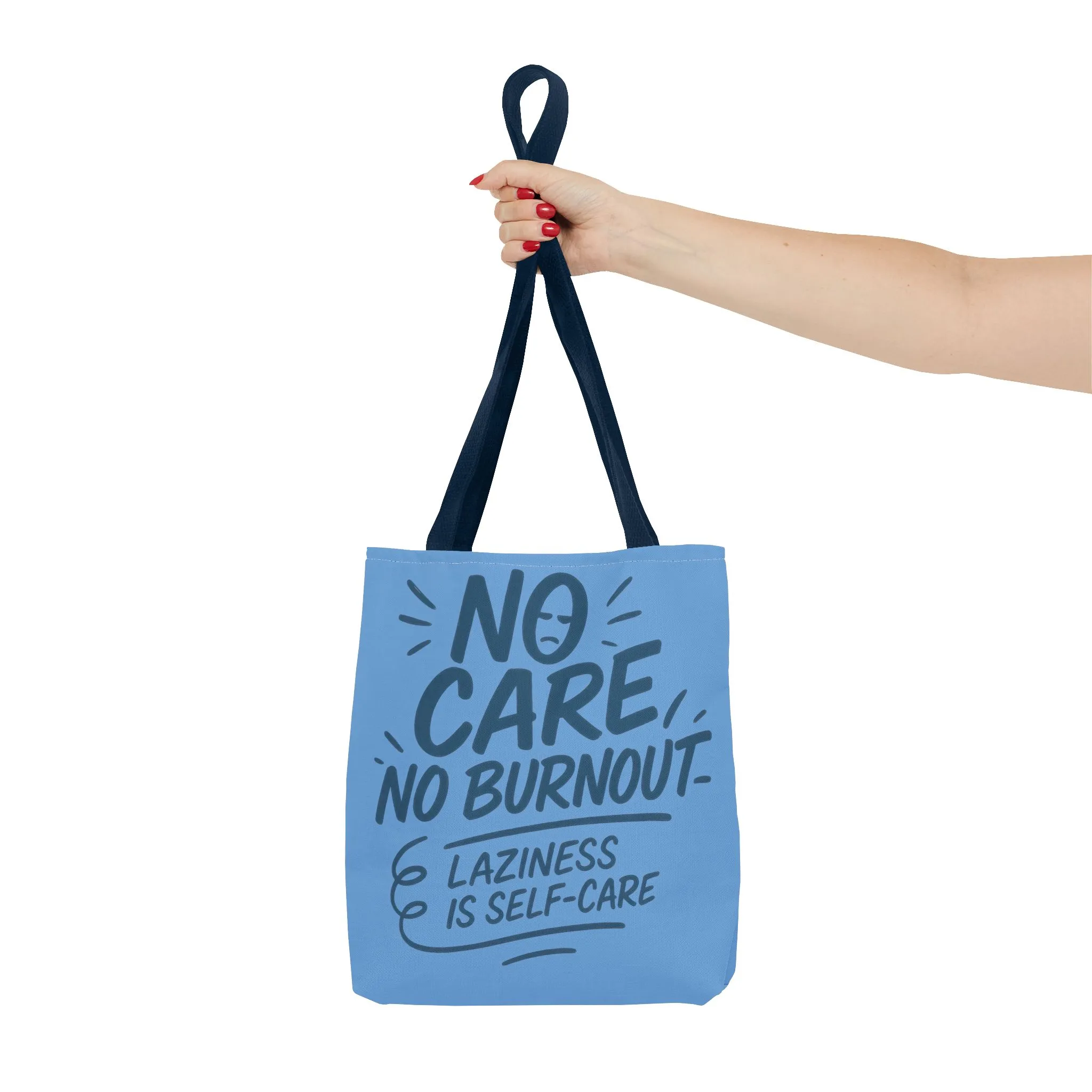 Laziness is Self-Care Funny Quote Bag, Oversized Reusable Canvas Shopping Tote, Sarcastic Self-Care Gift, Weekend Getaway, Everyday Use - Image 24