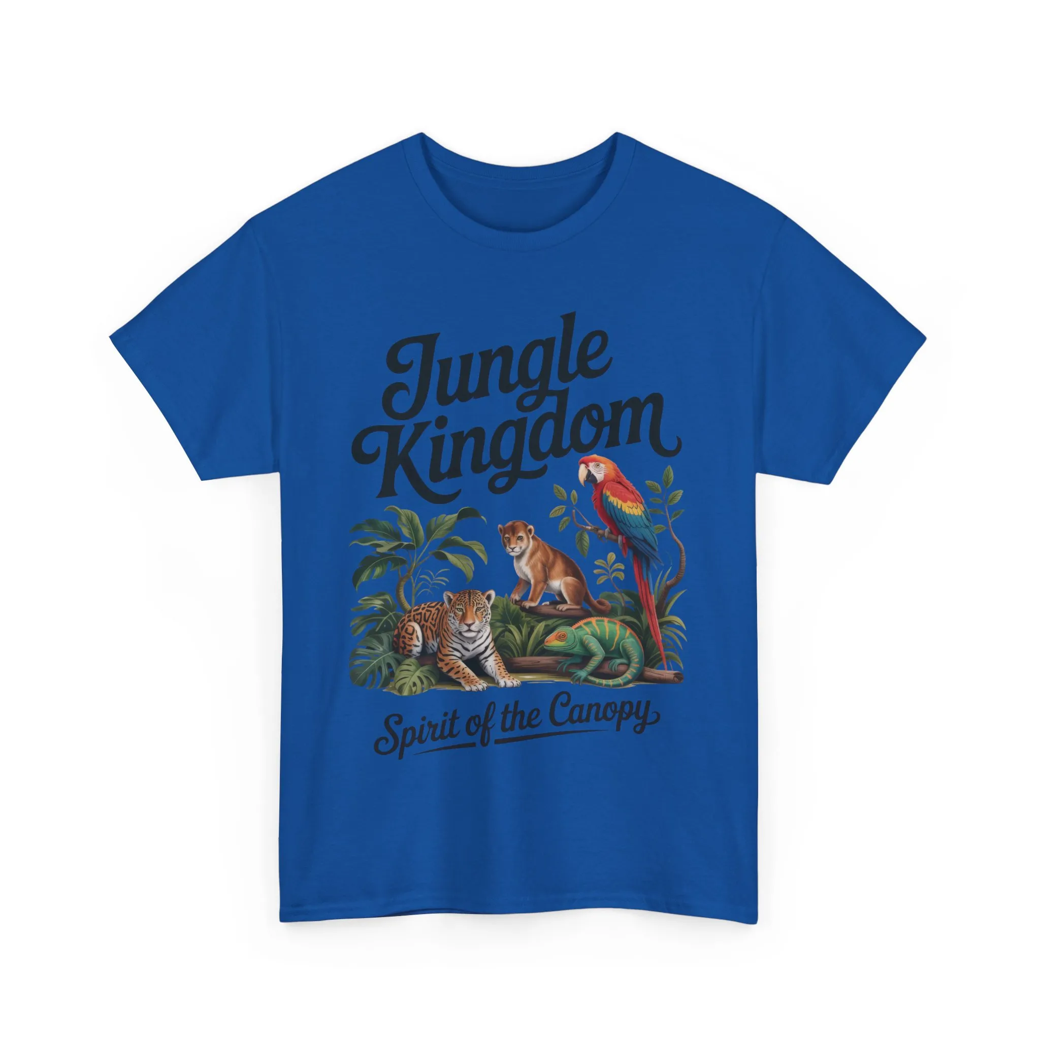 Mens Jungle Kingdom Tee - Nature Lover T-Shirt, Animal Graphic Tee, Eco-Friendly Gift, Summer Fashion, Adventure Outfit - Image 36