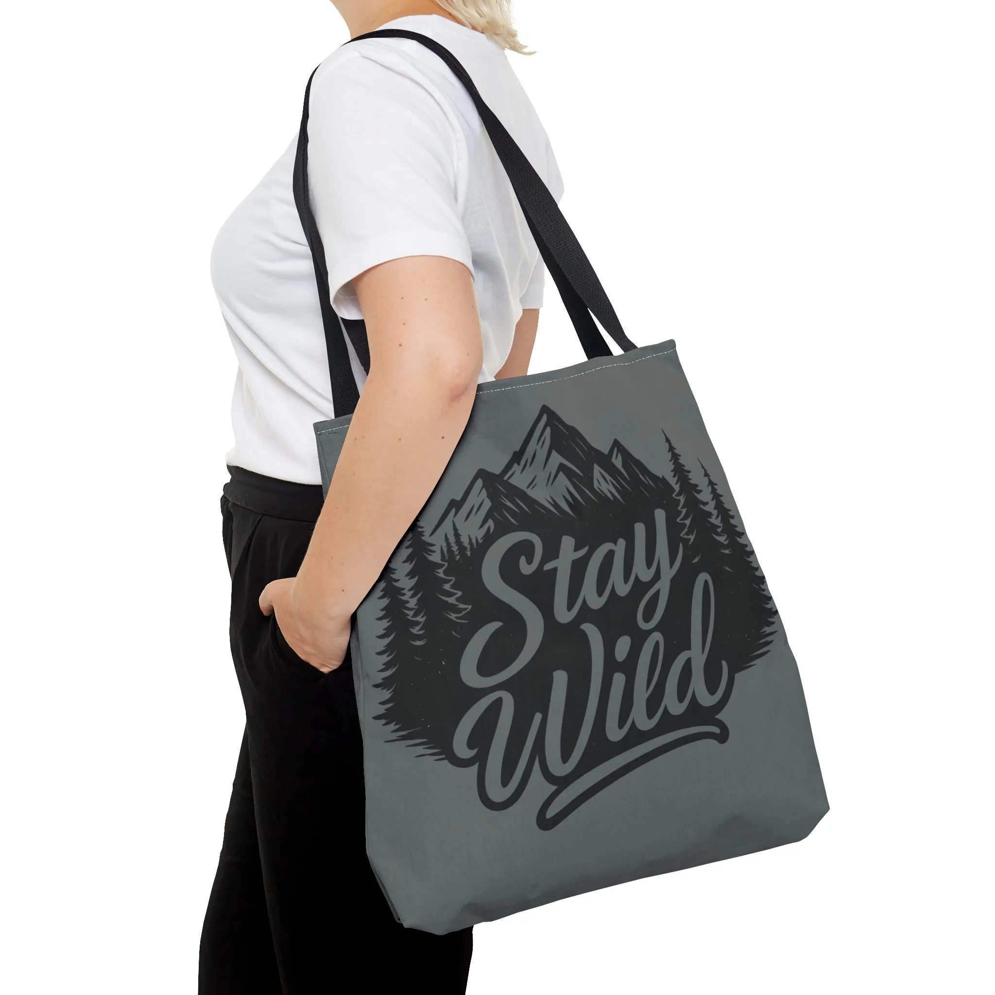 Stay Wild Tote Bag | Eco-friendly Shopping Bag, Adventure Tote, Outdoor Enthusiast Gift, Stylish Carryall, Perfect for Summer Adventures - Image 9