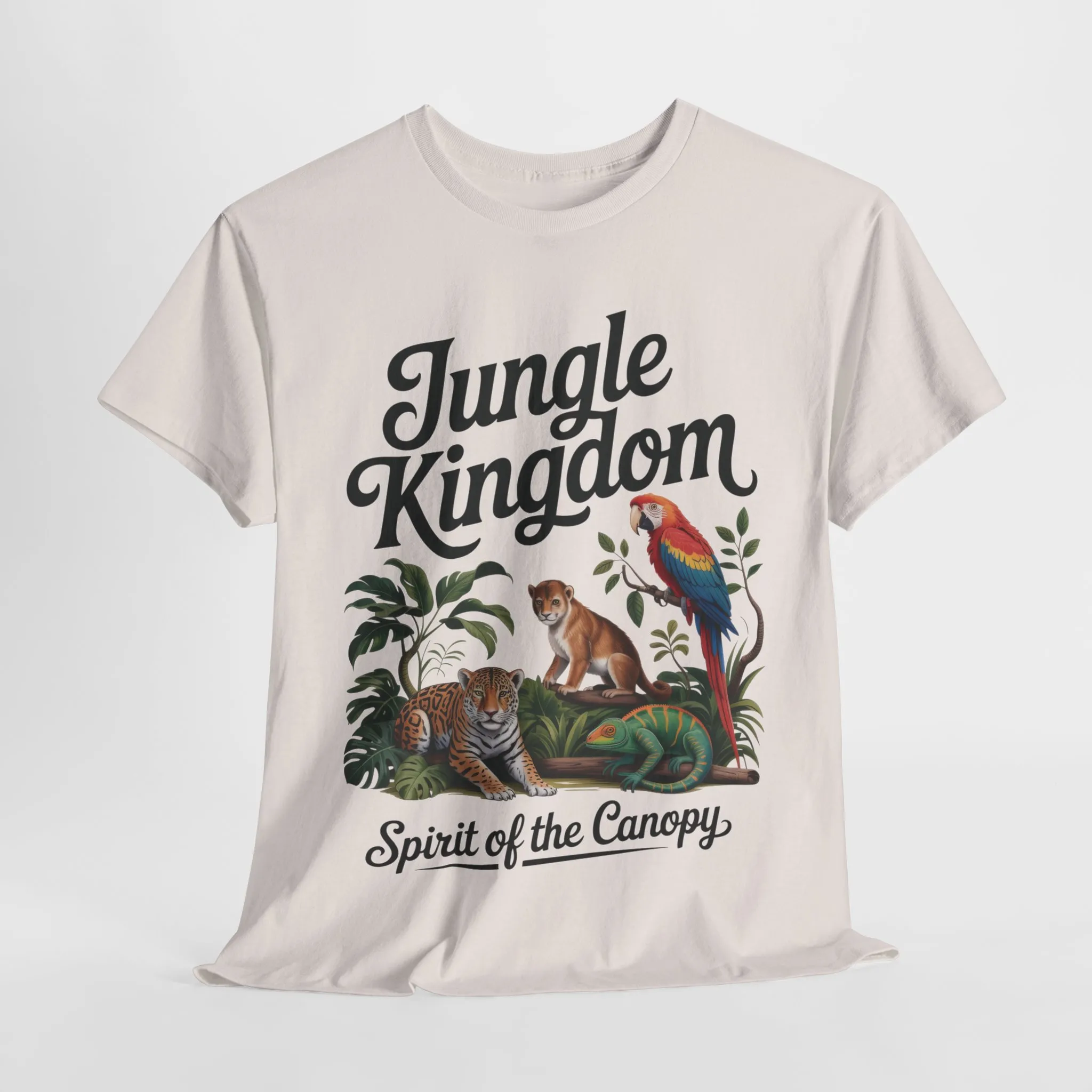 Mens Jungle Kingdom Tee - Nature Lover T-Shirt, Animal Graphic Tee, Eco-Friendly Gift, Summer Fashion, Adventure Outfit - Image 21