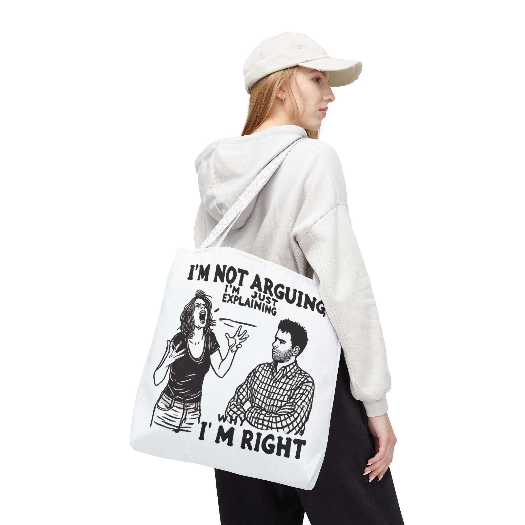 Funny Quote Tote Bag, I'm Not Arguing Tote, Gift for Mom, Shopping Bag, Sarcastic Humor Bag, Funny Gift Women - Image 30