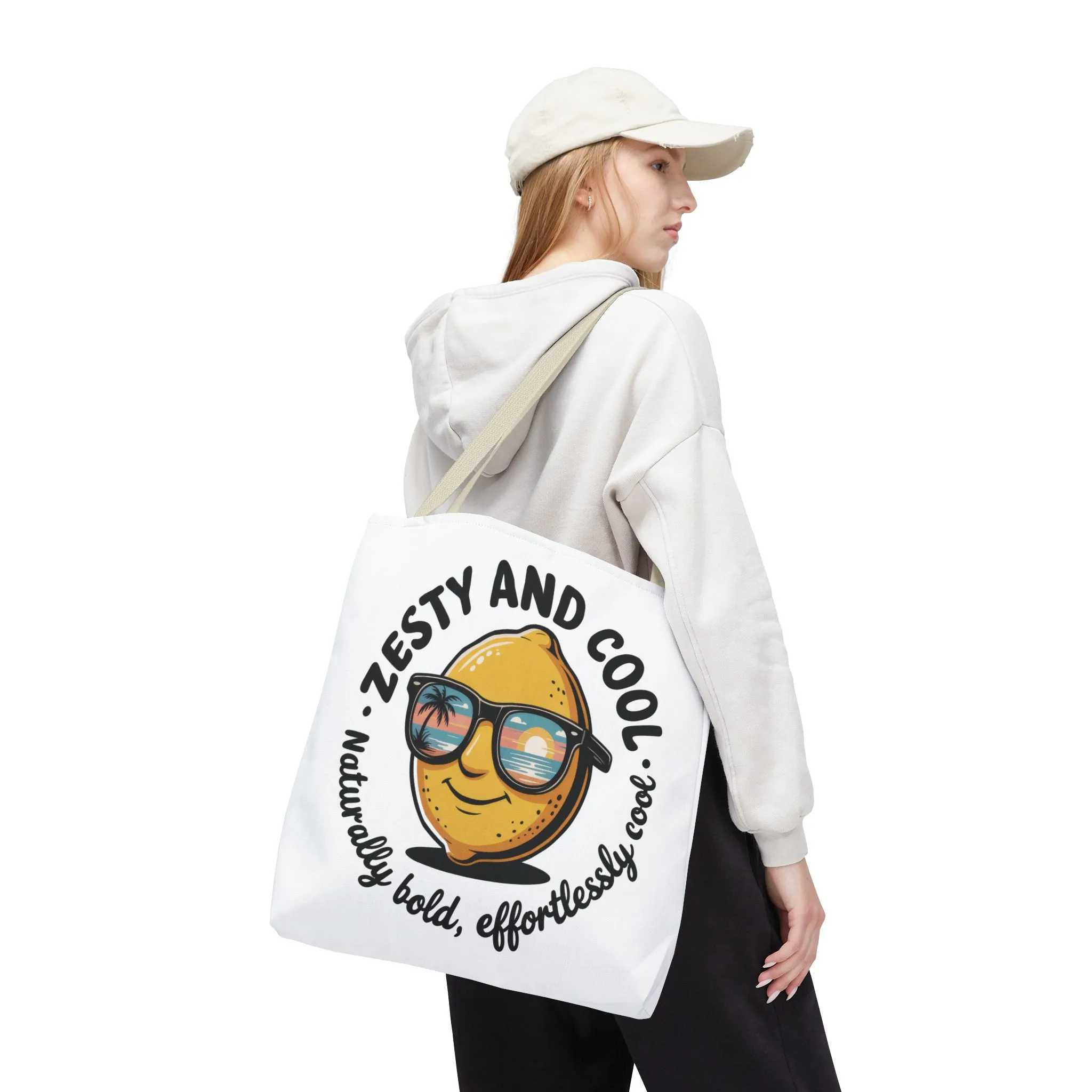 Zesty Lemon Tote Bag - Fun & Bold Carry-All for Everyday Use, Summer, Beach Days, Gifts, Eco-Friendly Shopping, Large Tote Bag - Image 30