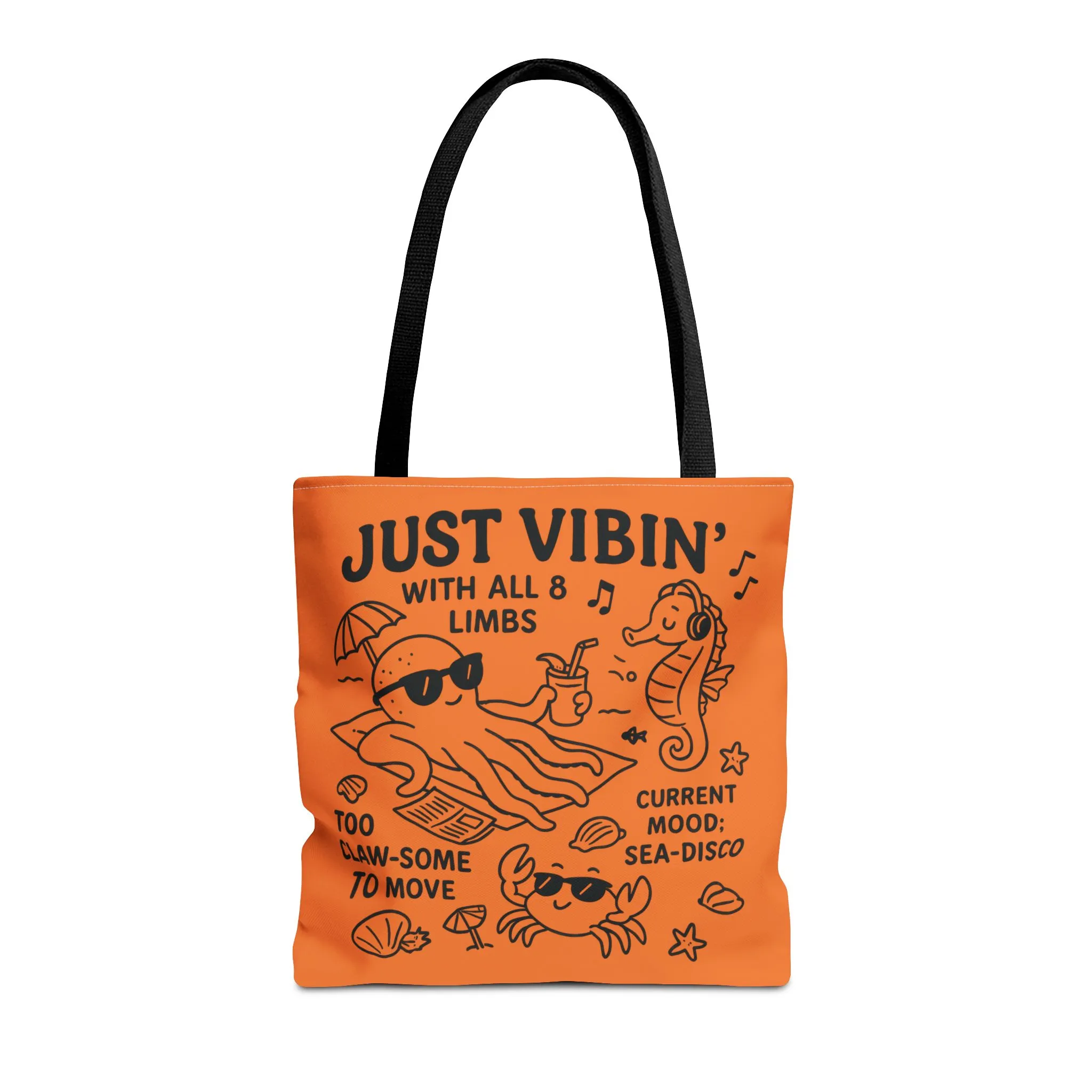 Fun Sea-Themed Tote Bag, Beach Accessories, Summer Vibes, Gift for Ocean Lovers, Reusable Shopping Bag, Cute Beach Tote - Image 11