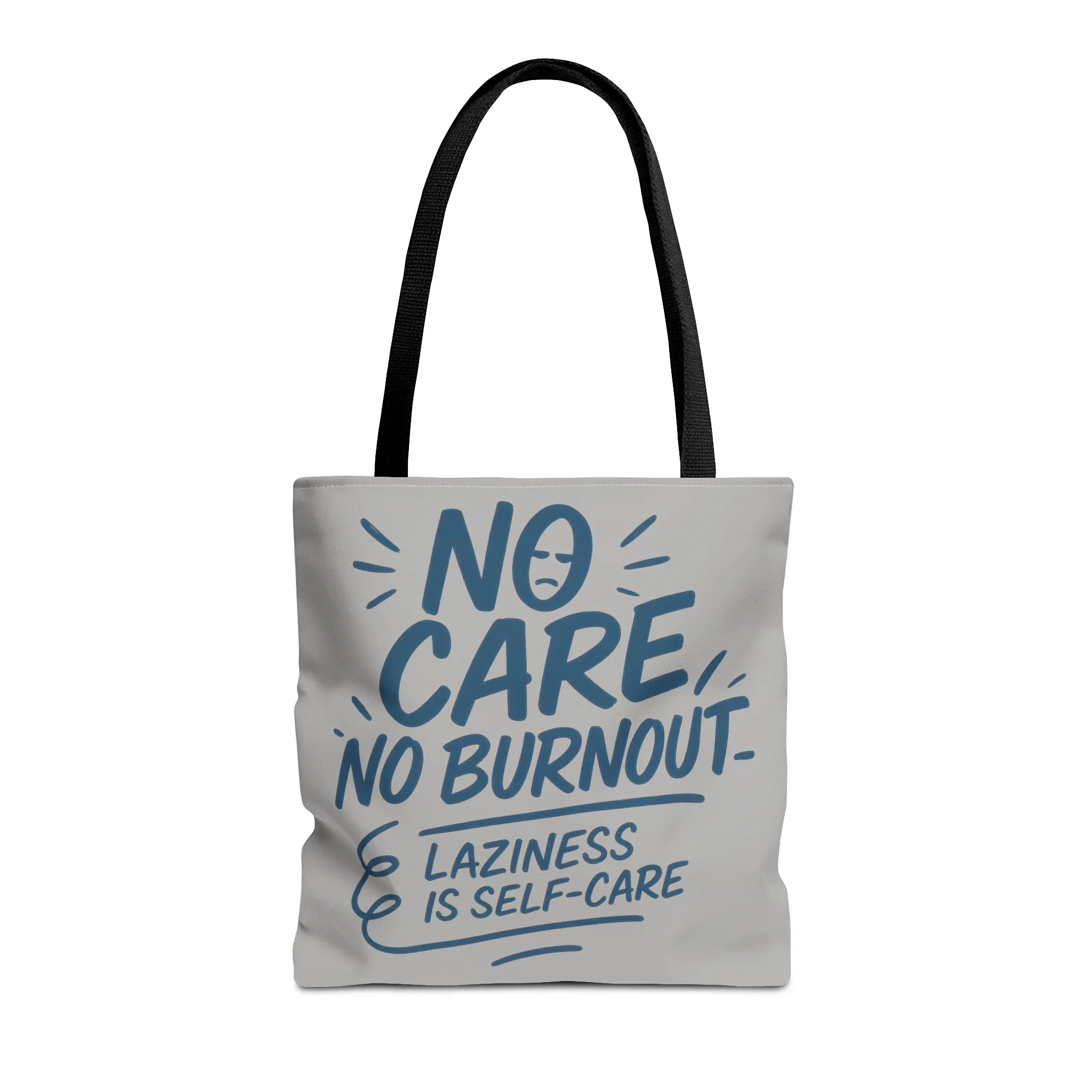 Laziness is Self-Care Funny Quote Bag, Oversized Reusable Canvas Shopping Tote, Sarcastic Self-Care Gift, Weekend Getaway, Everyday Use - Image 11