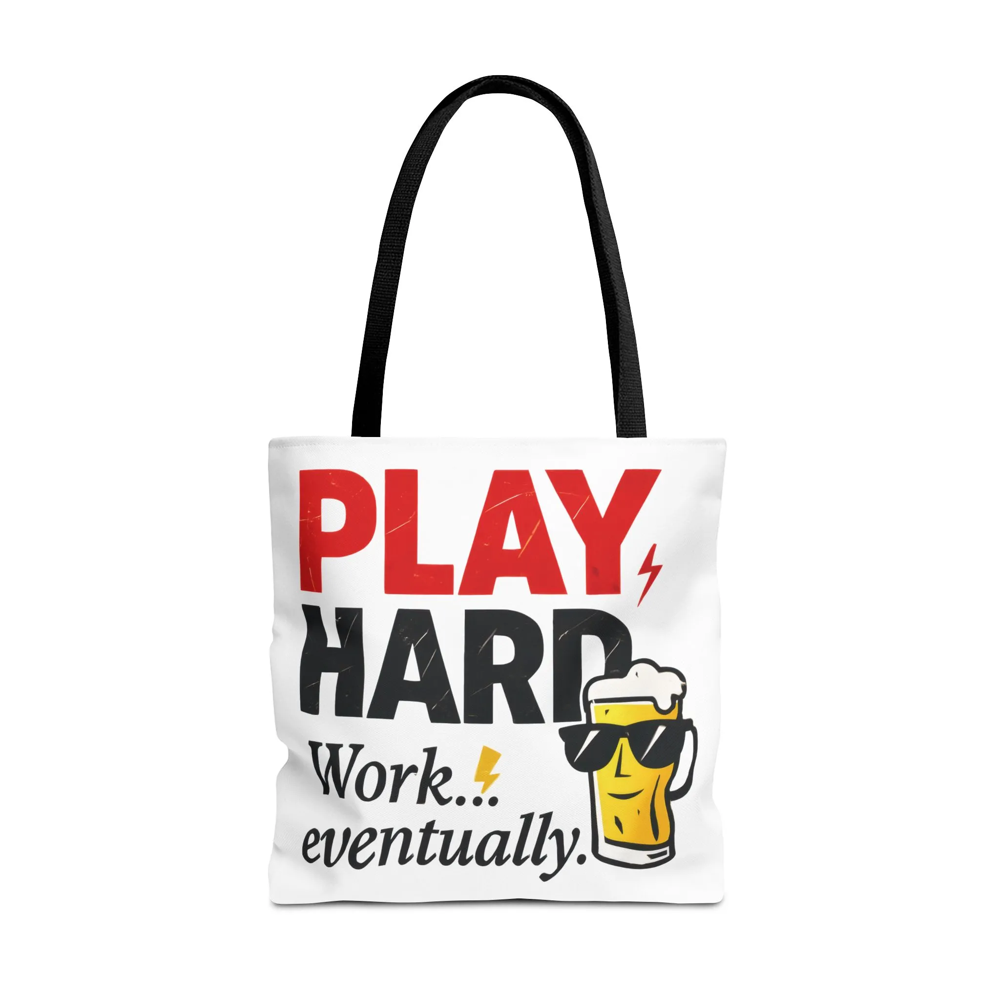 Play Hard Tote Bag - Fun, Stylish, Tote for Work & Play, Summer, Gift, Beach Bag, Everyday Carry, Beach Weekender Bag, large canvas bag - Image 16