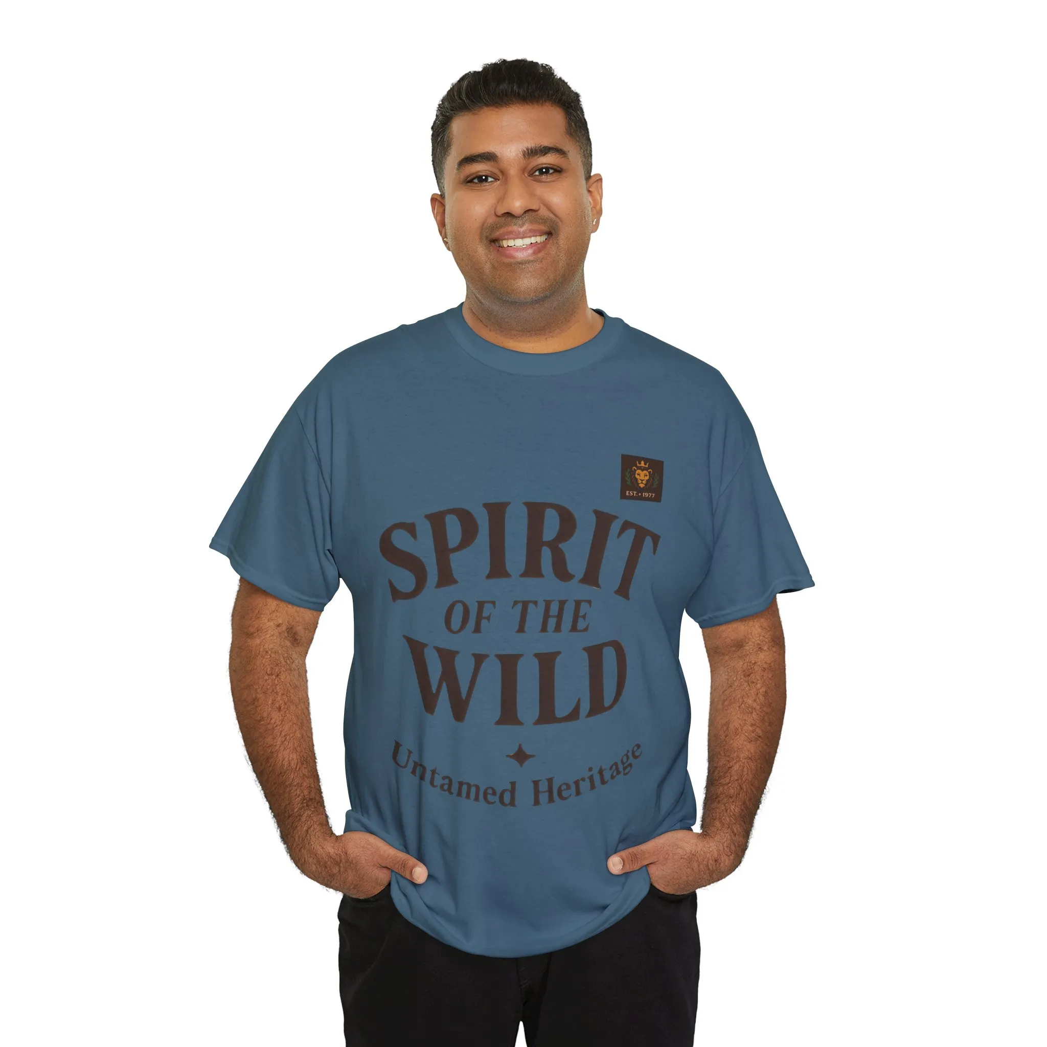 Spirit of the Wild Mens Heavy Cotton Tee, Nature Lover Gift, Outdoor Adventure Shirt, Unisex Tee, Casual Wear, Unique Graphic Apparel - Image 31