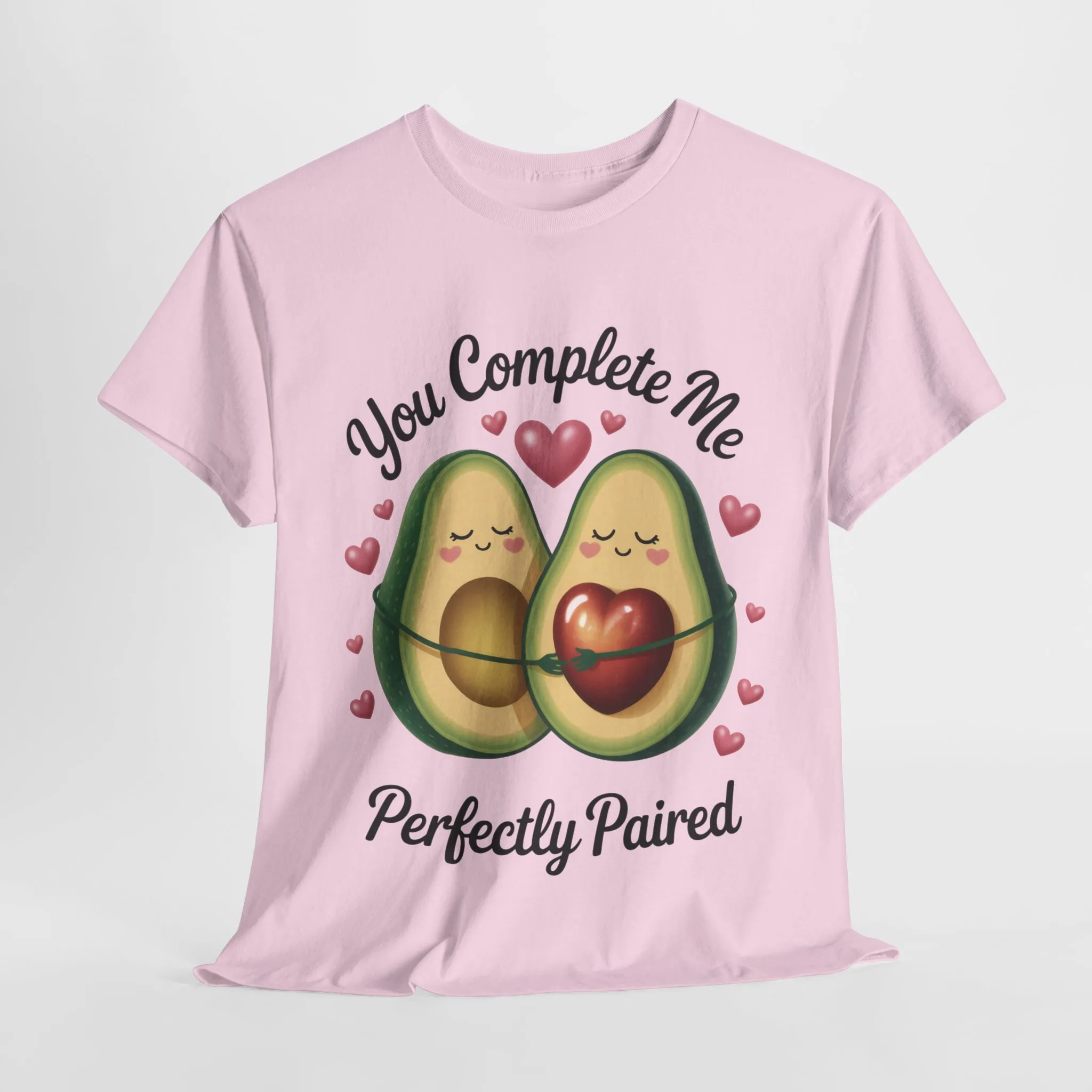 Cute Avocado Love Womens Tee, Perfect for Couples, Valentine's Day Gift, Relationship Shirt, Avocado Lover Apparel - Image 2