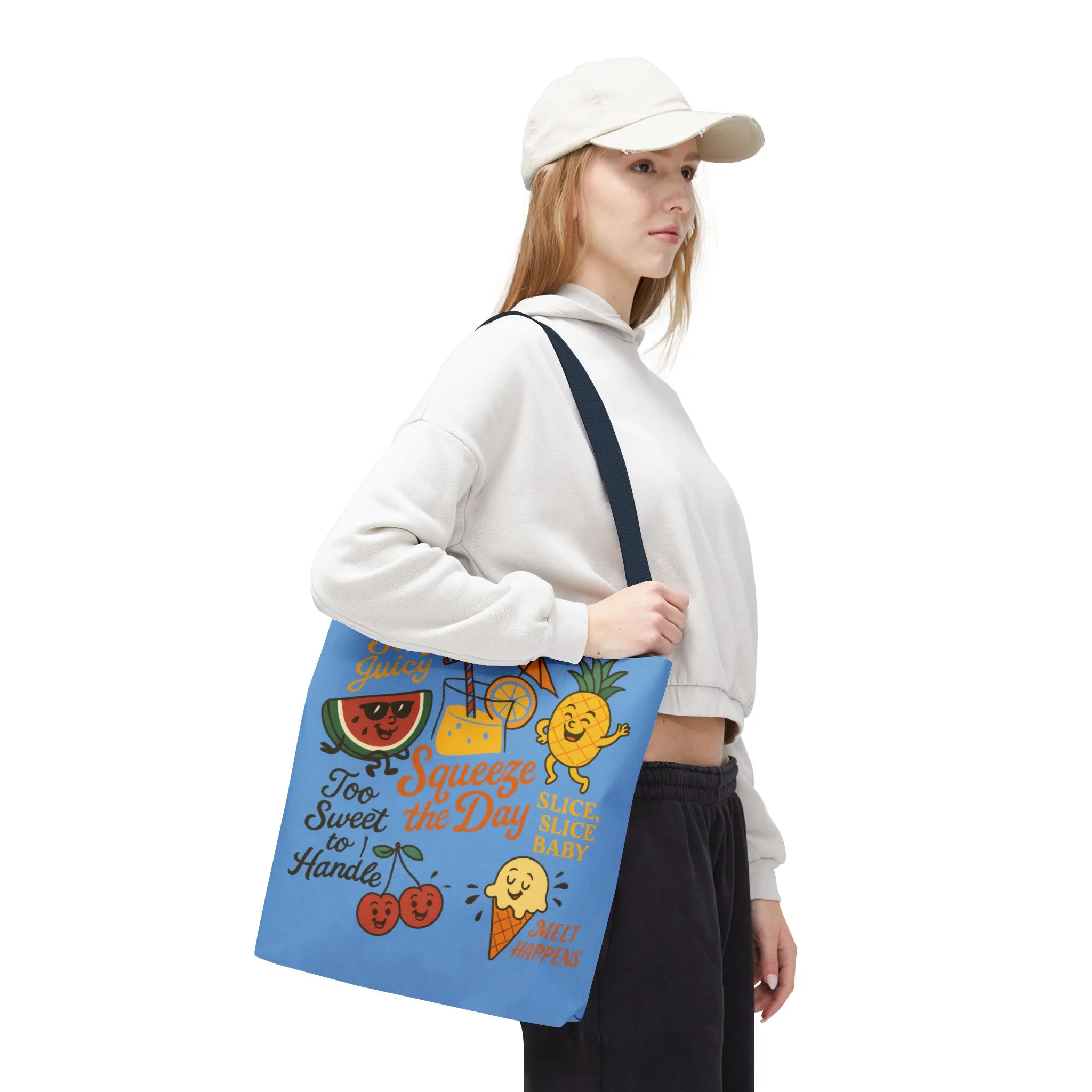 Juicy Summer Tote Bag, Fun Beach Carryall, Perfect for Grocery Shopping, Reusable Market Tote, Cute Gift for Fruit Lovers, Large Tote Bag - Image 30