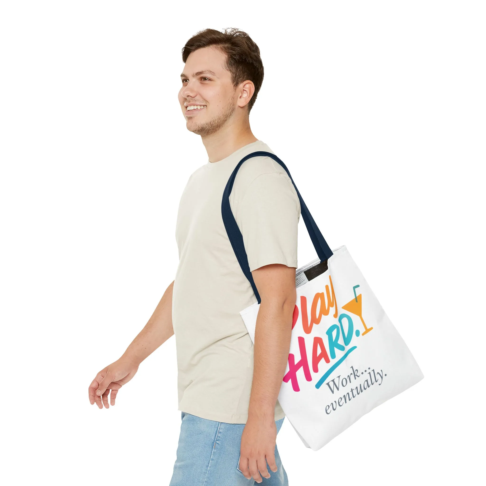 Play Hard Tote Bag - Fun, Stylish, Tote for Work & Play, Summer, Gift, Beach Bag, Everyday Carry, Beach Weekender Bag, large canvas bag - Image 38