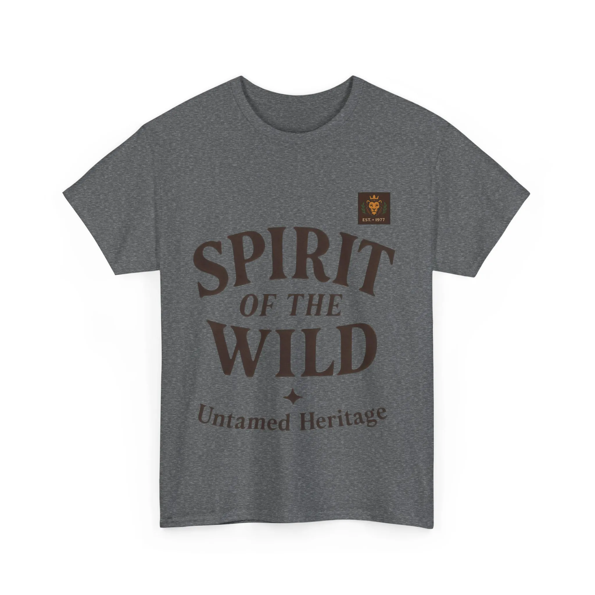 Spirit of the Wild Mens Heavy Cotton Tee, Nature Lover Gift, Outdoor Adventure Shirt, Unisex Tee, Casual Wear, Unique Graphic Apparel - Image 25