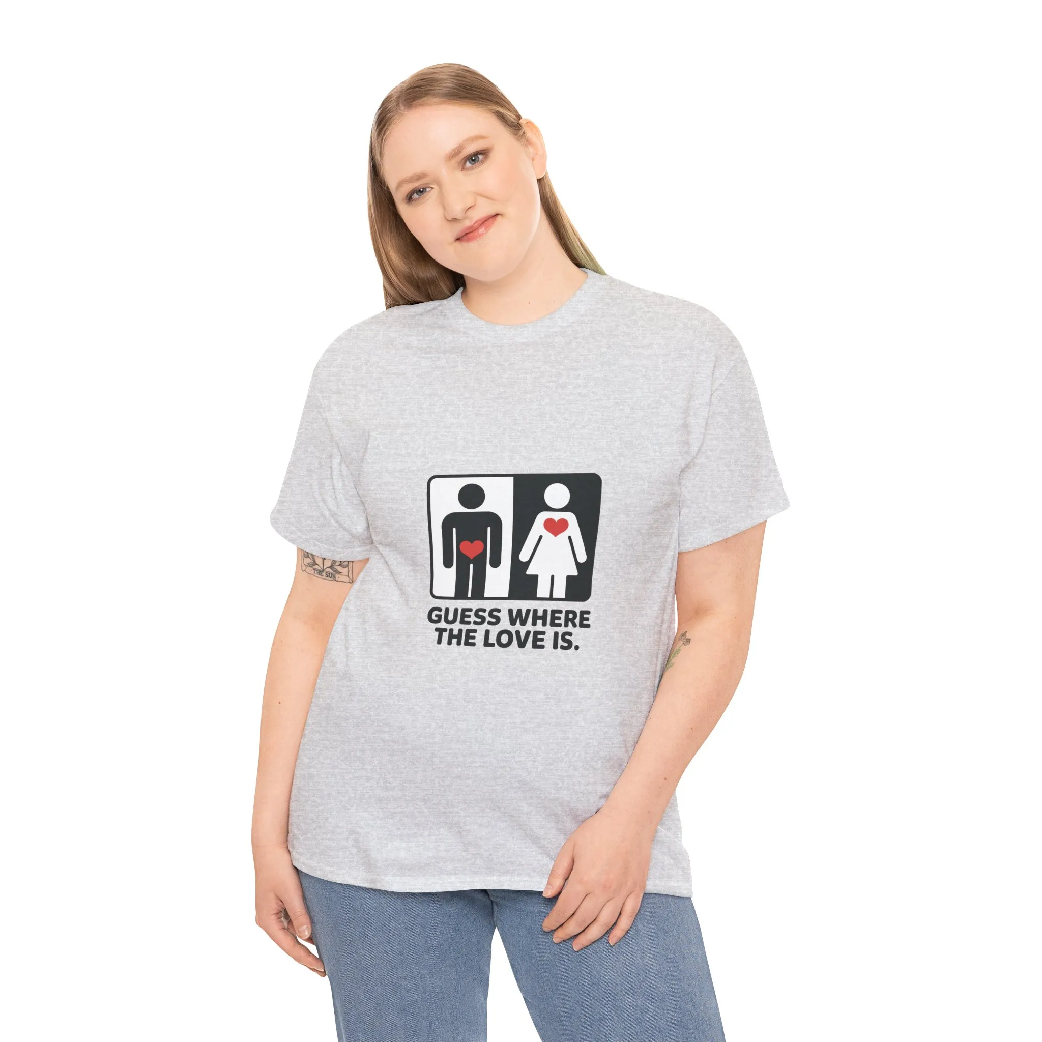 Funny Love Location Women's T-Shirt, Bold Graphic Humorous Relationship Tee, Gift for Couples, Valentine's Day Gift, Love joke tee - Image 33