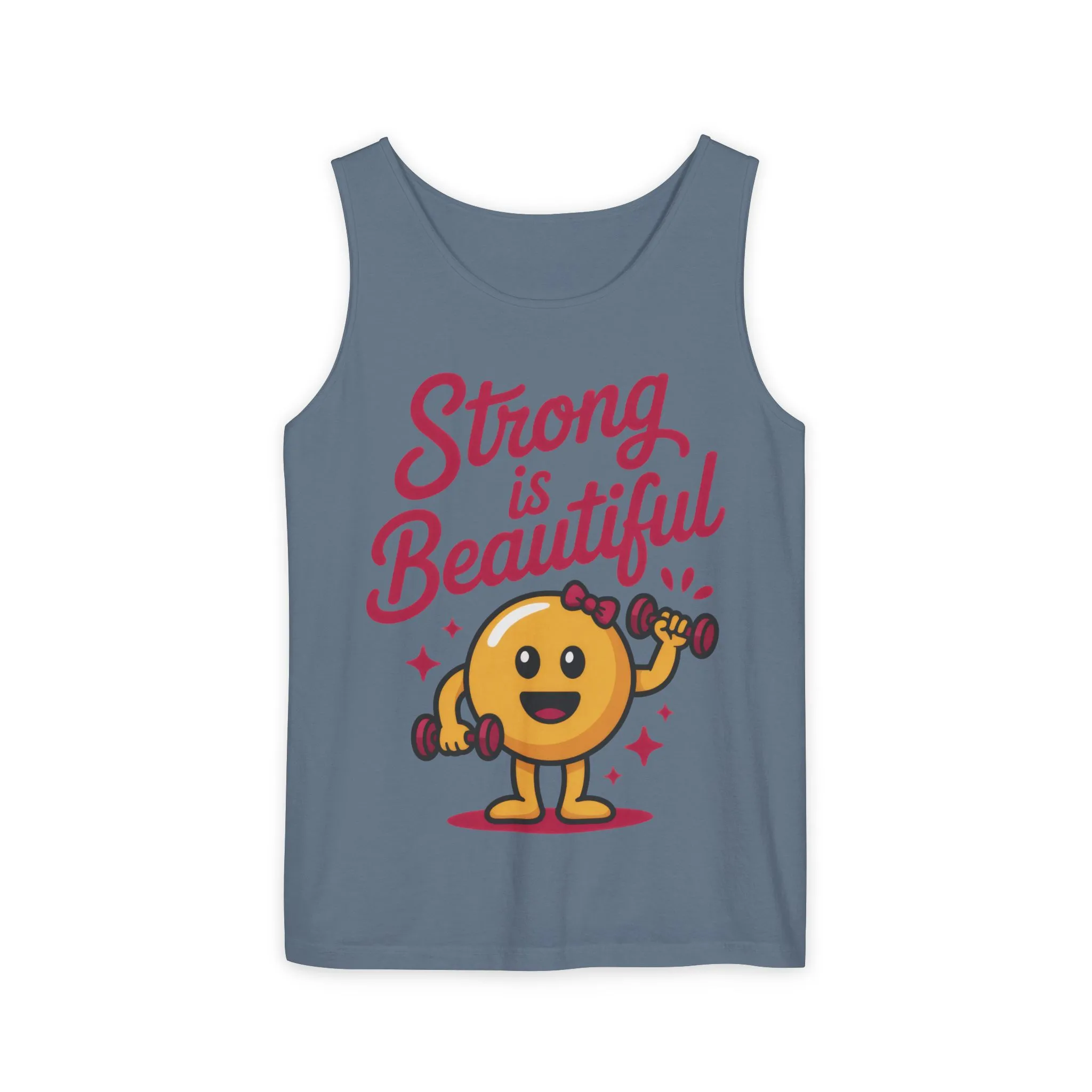 Strong is Beautiful Womens Tank Top, Cute Fitness and Gym Motivation Shirt, Workout Shirt, Exercise Top, Gift for Her, SummerActivewear - Image 9