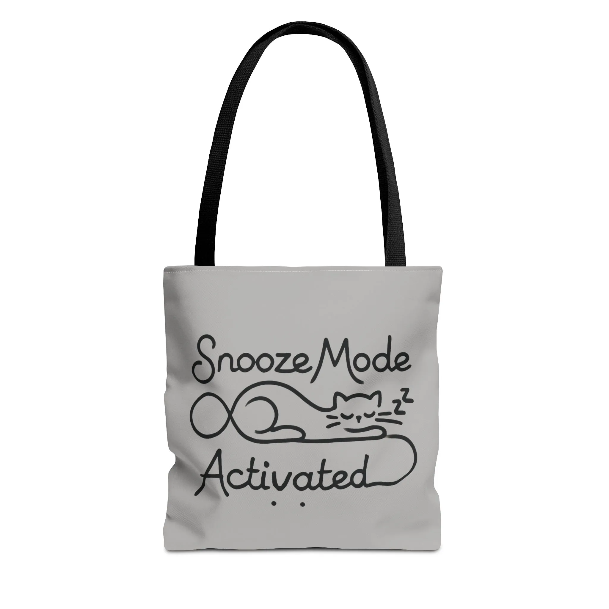Sleepy Cat Tote Bag - Snooze Mode Activated, Cute Cat Lover Gift, Lounge Essential, Beach, Grocery, Everyday Use, Beach Weekender Bag - Image 6