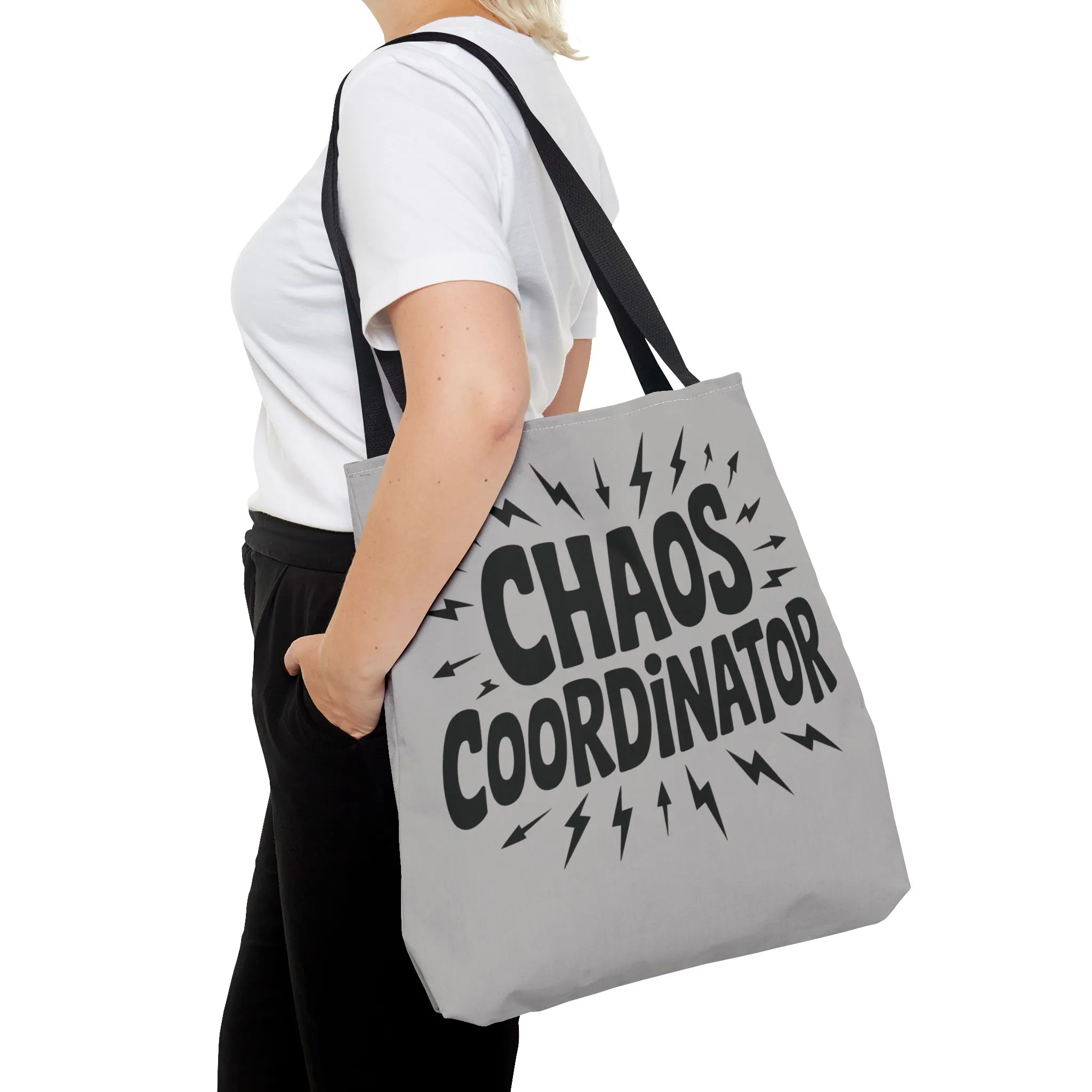 Chaos Coordinator Tote Bag, Fun Carryall for Busy Moms, Students, or Event Planners, Perfect Gift, Beach Weekender Bag, Large Tote Bag - Image 4