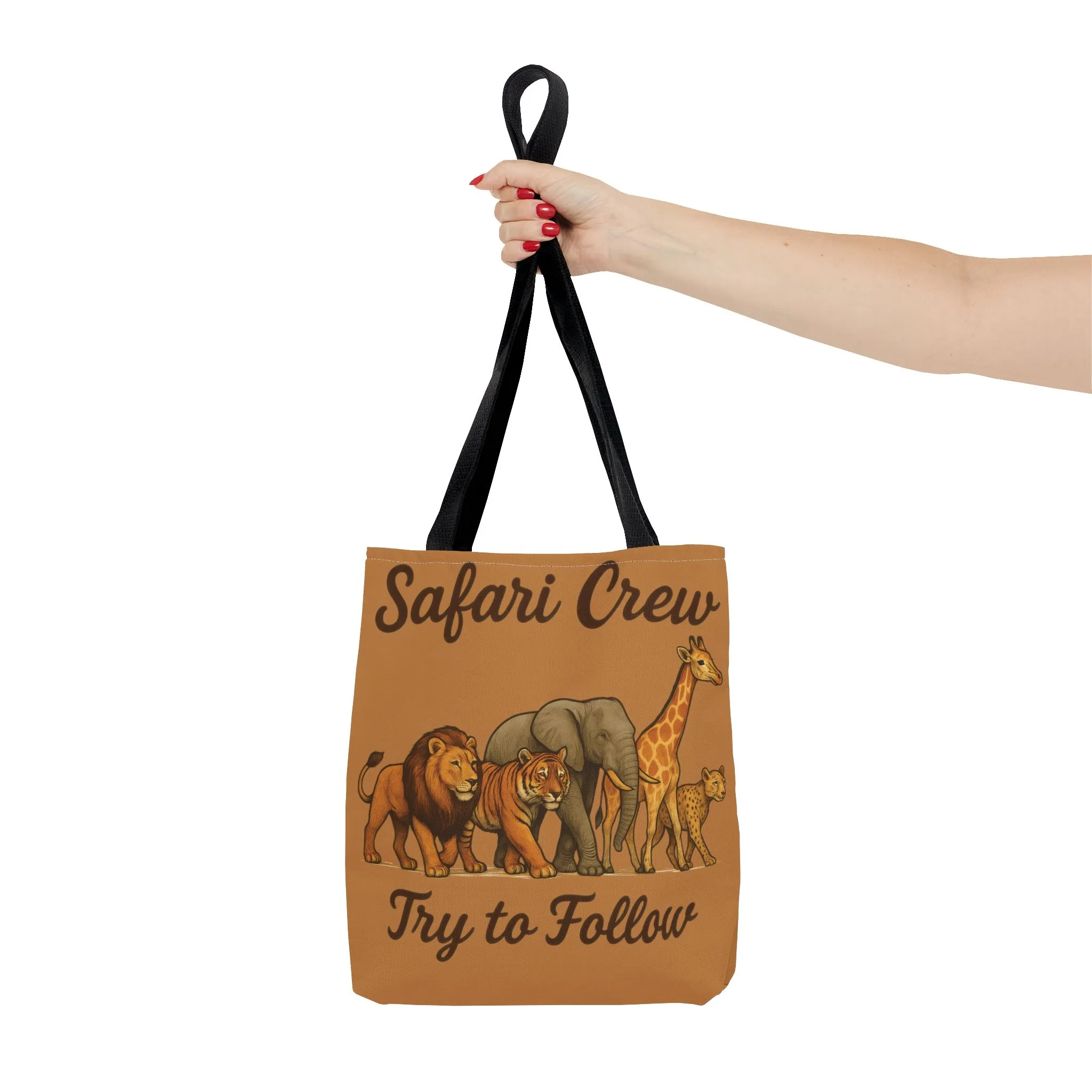 Safari Crew Tote Bag - Animal Print, Gift for Wildlife Lovers, Eco-Friendly, Stylish Grocery Bag, Adventure Enthusiast Essential - Image 9