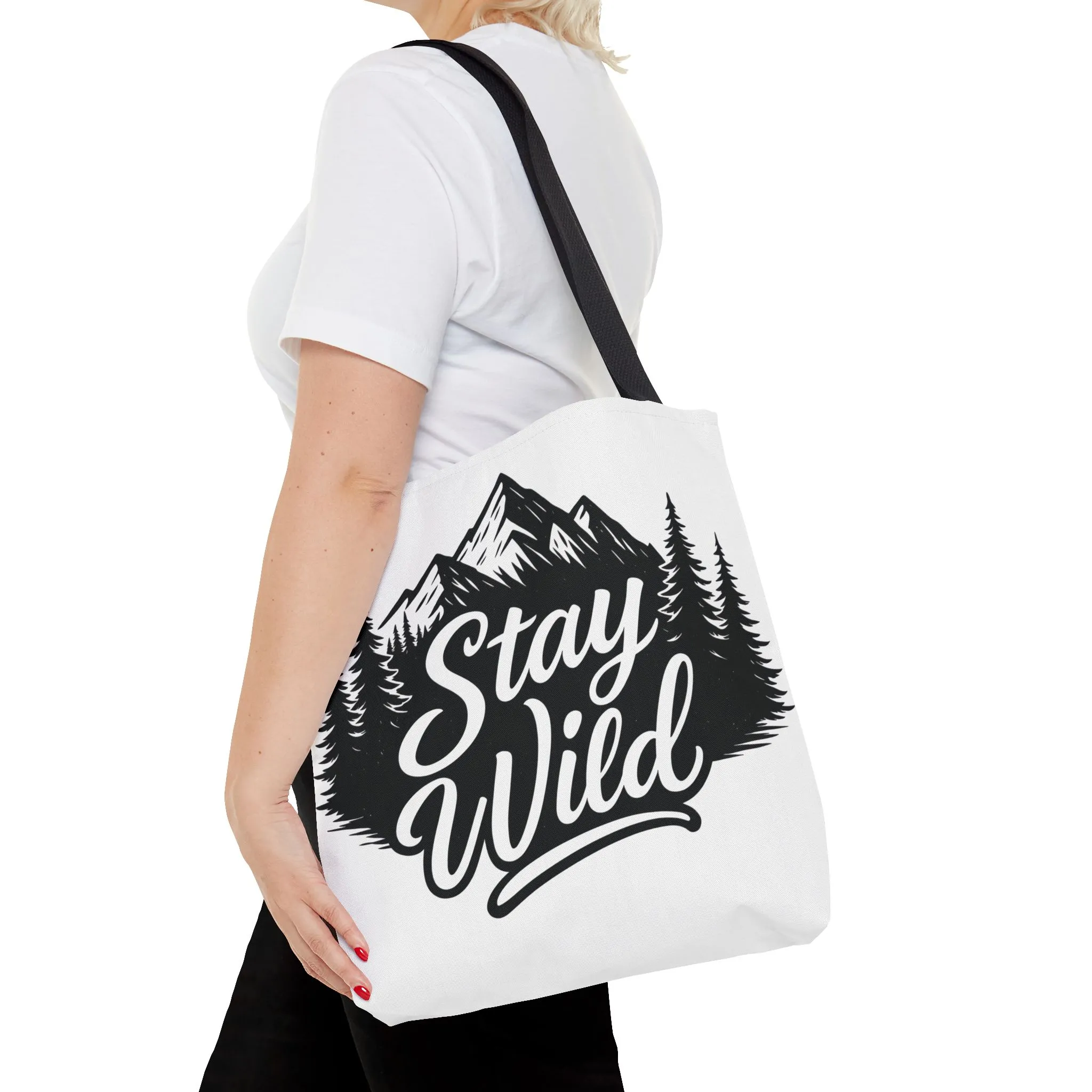 Stay Wild Tote Bag | Eco-friendly Shopping Bag, Adventure Tote, Outdoor Enthusiast Gift, Stylish Carryall, Perfect for Summer Adventures - Image 9