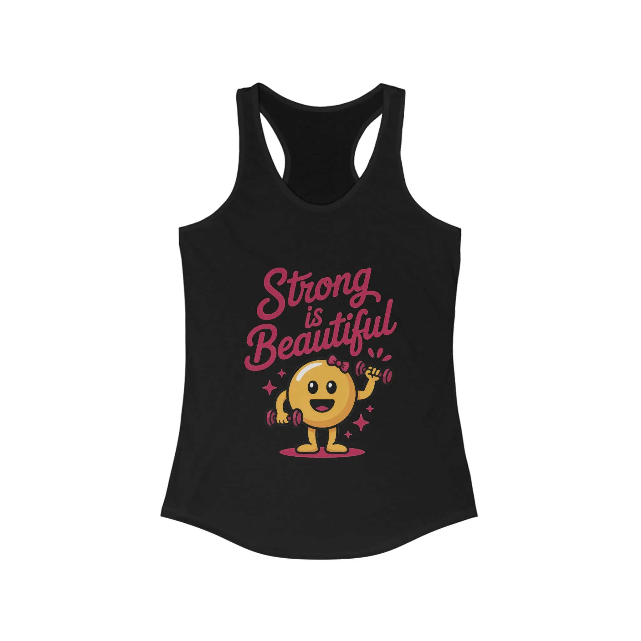 Strong is Beautiful Womens Tank Top, Cute Fitness and Gym Motivation Shirt, Workout Shirt, Exercise Top, Gift for Her - Image 7