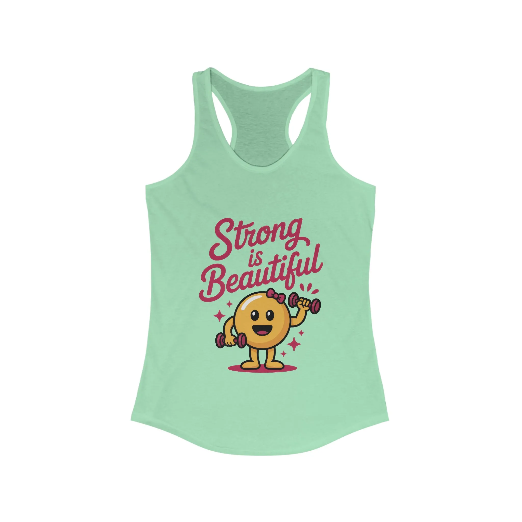 Strong is Beautiful Womens Tank Top, Cute Fitness and Gym Motivation Shirt, Workout Shirt, Exercise Top, Gift for Her - Image 13