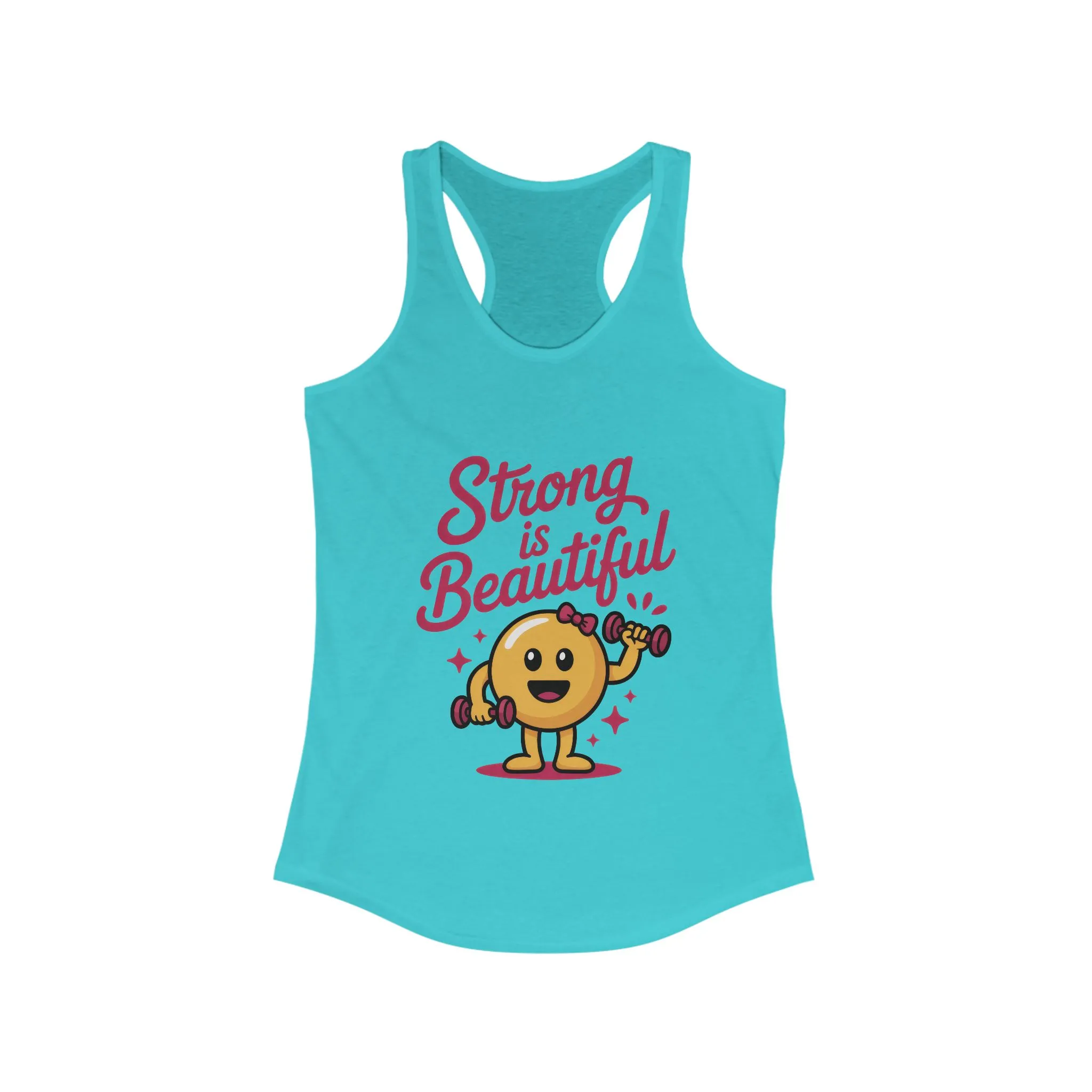 Strong is Beautiful Womens Tank Top, Cute Fitness and Gym Motivation Shirt, Workout Shirt, Exercise Top, Gift for Her - Image 15