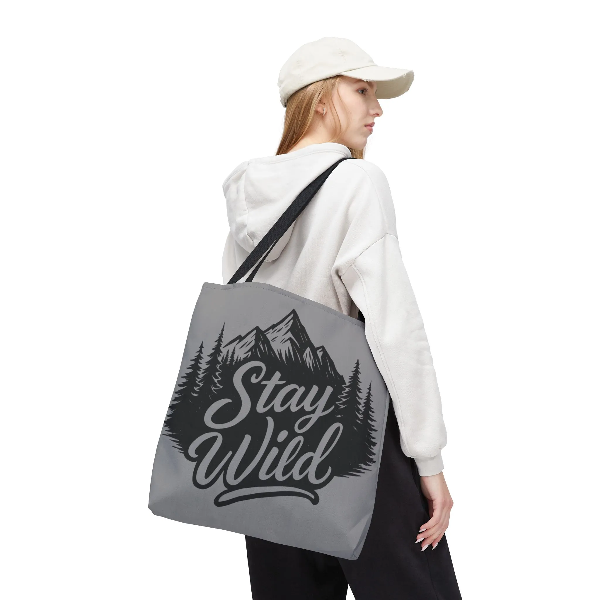 Stay Wild Tote Bag | Eco-friendly Shopping Bag, Adventure Tote, Outdoor Enthusiast Gift, Stylish Carryall, Perfect for Summer Adventures - Image 5
